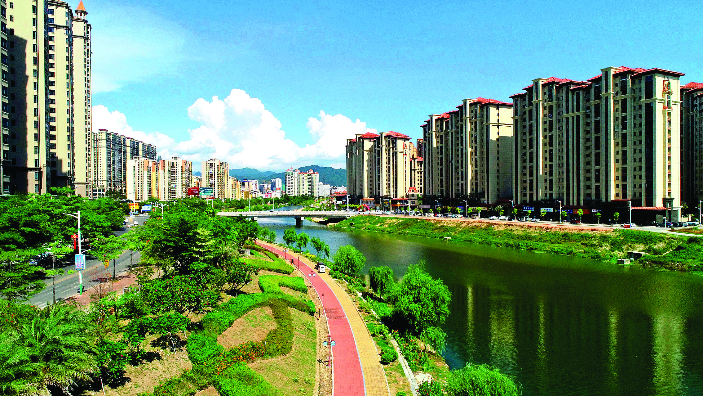     惠东县城一隅。