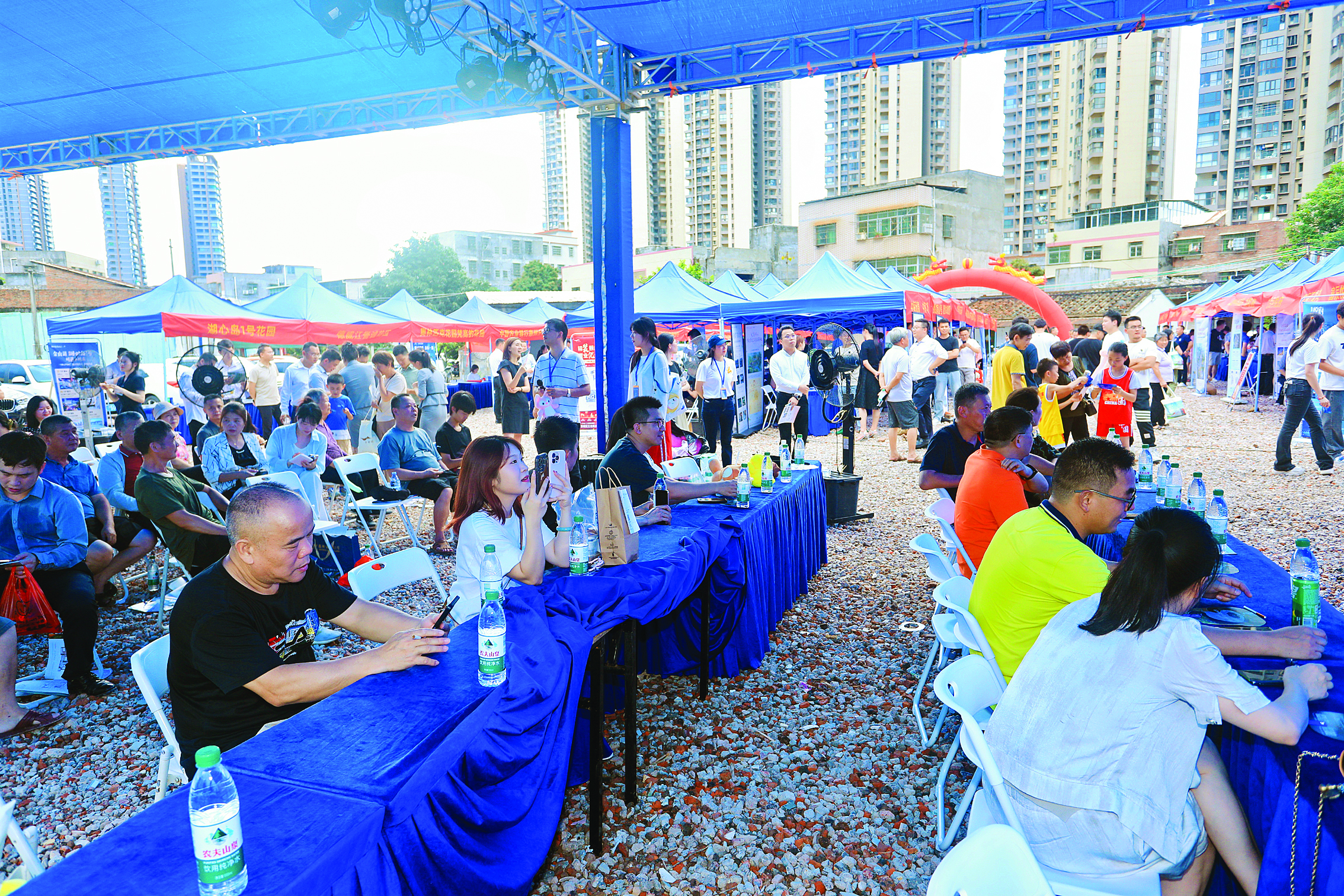     惠城区房票购房楼盘下乡推介系列活动现场。图片由主办方提供
