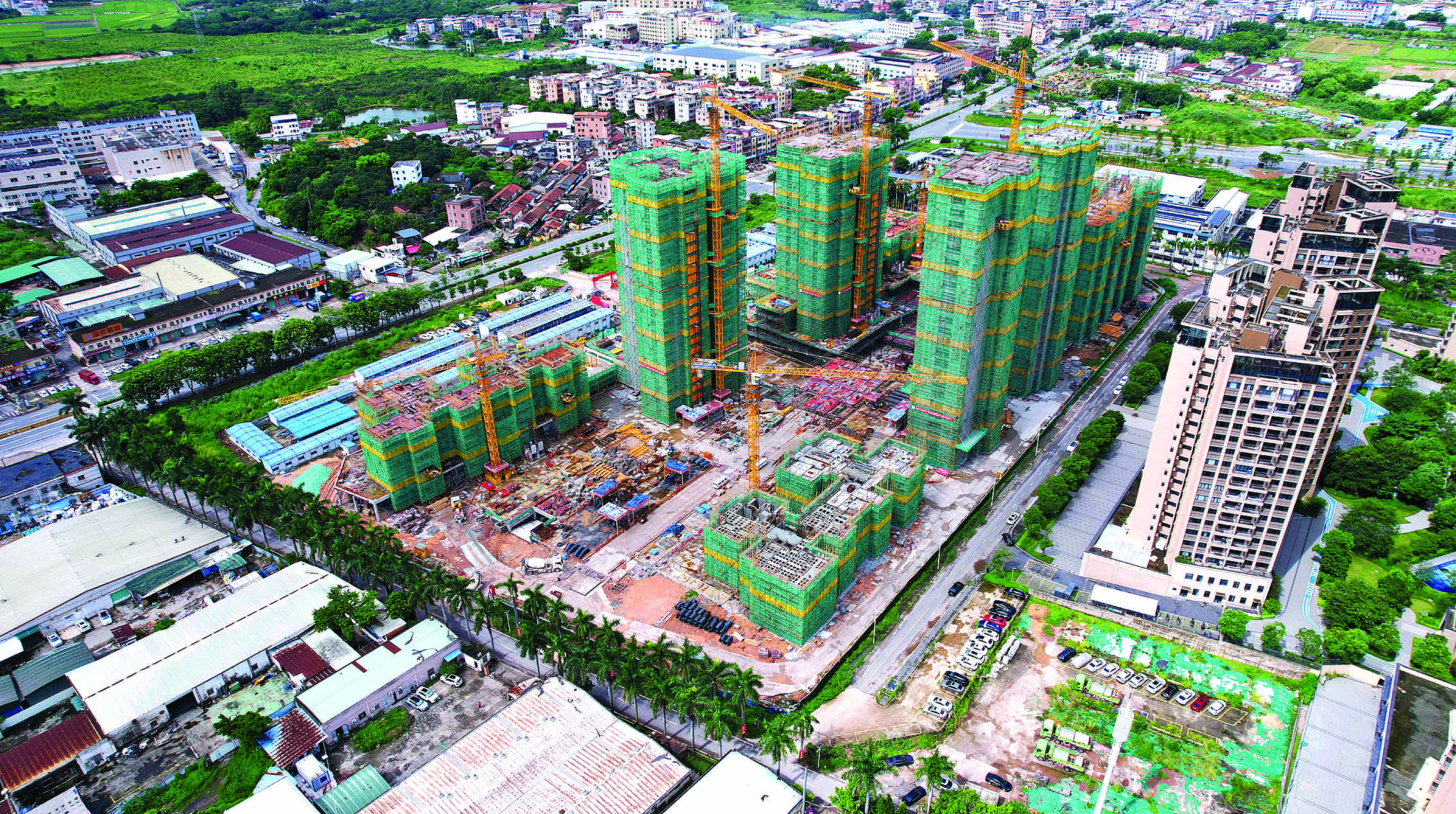     仲恺青春村城中村改造项目。惠州日报记者杨建业 摄