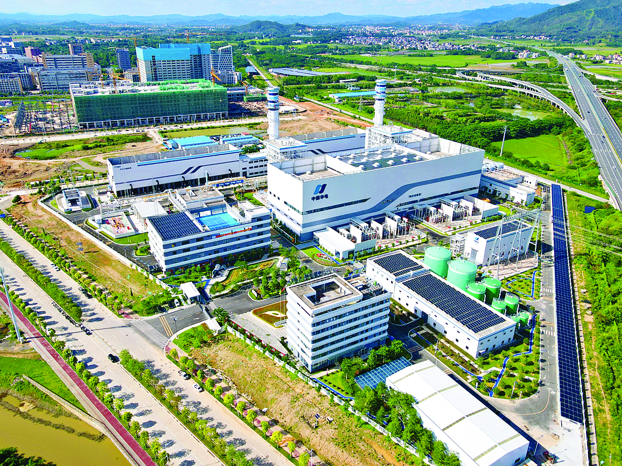     广东华电惠州东江燃机热电项目可满足百万户家庭年用电需求。