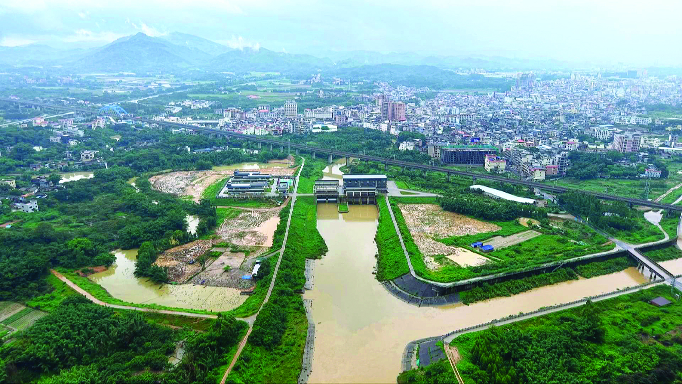     防洪排涝治理工程实施后，白花河内涝问题得到有效缓解。