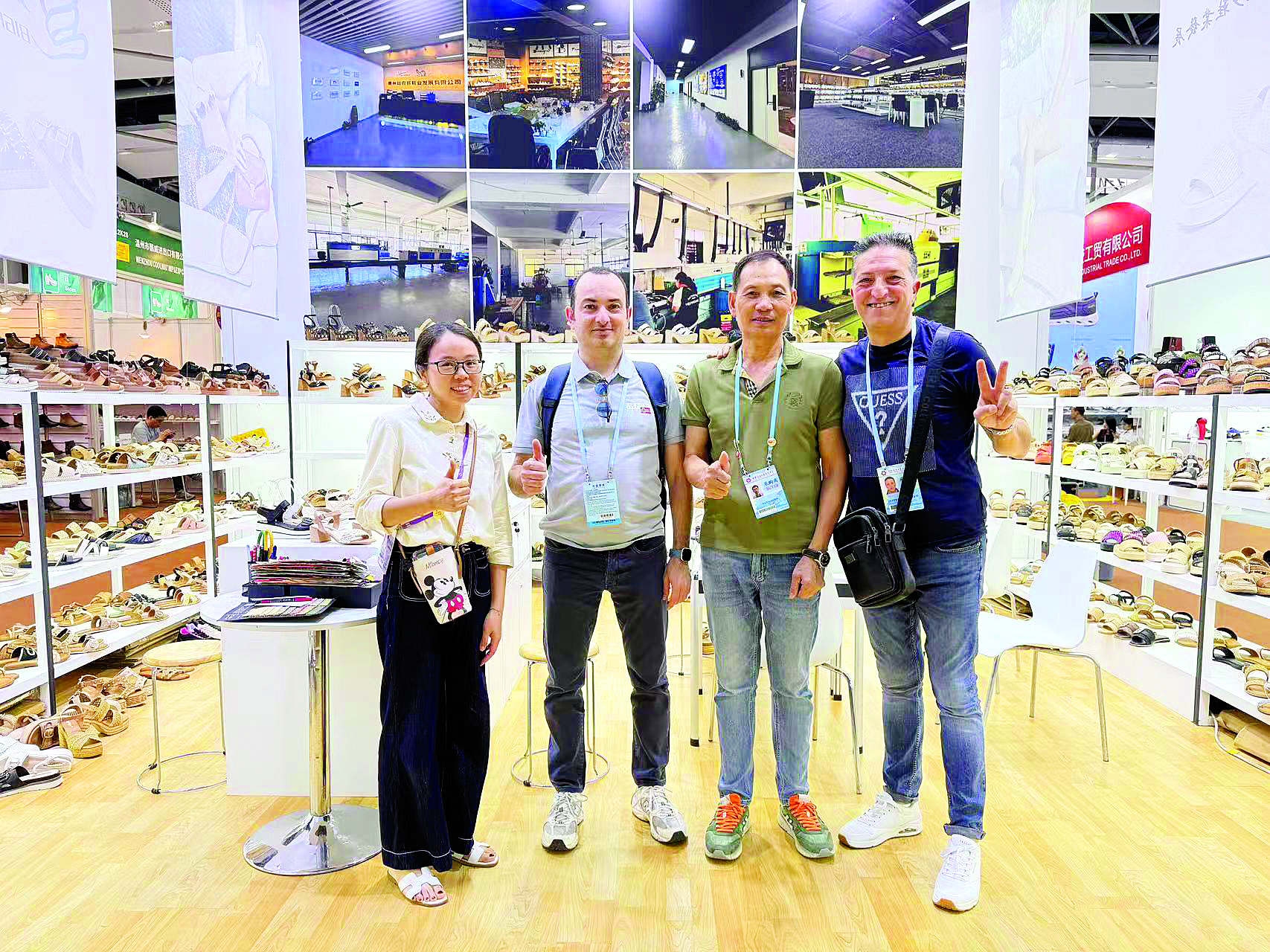 <p>    惠州维克多鞋业发展有限公司亮相第137届广交会。    图片由受访企业提供</p>