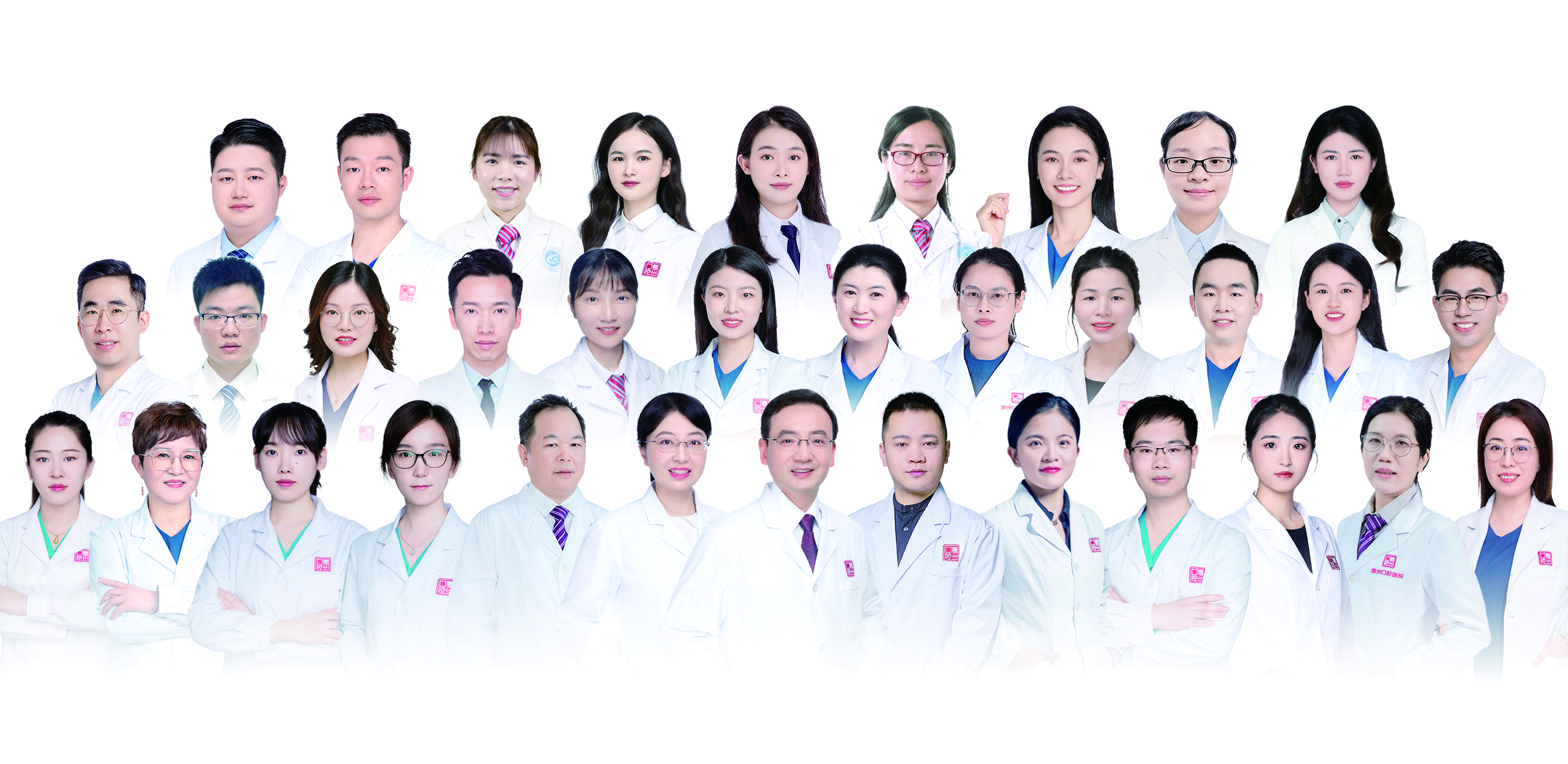     惠州口腔医院正畸医生团队。    惠州口腔医院供图