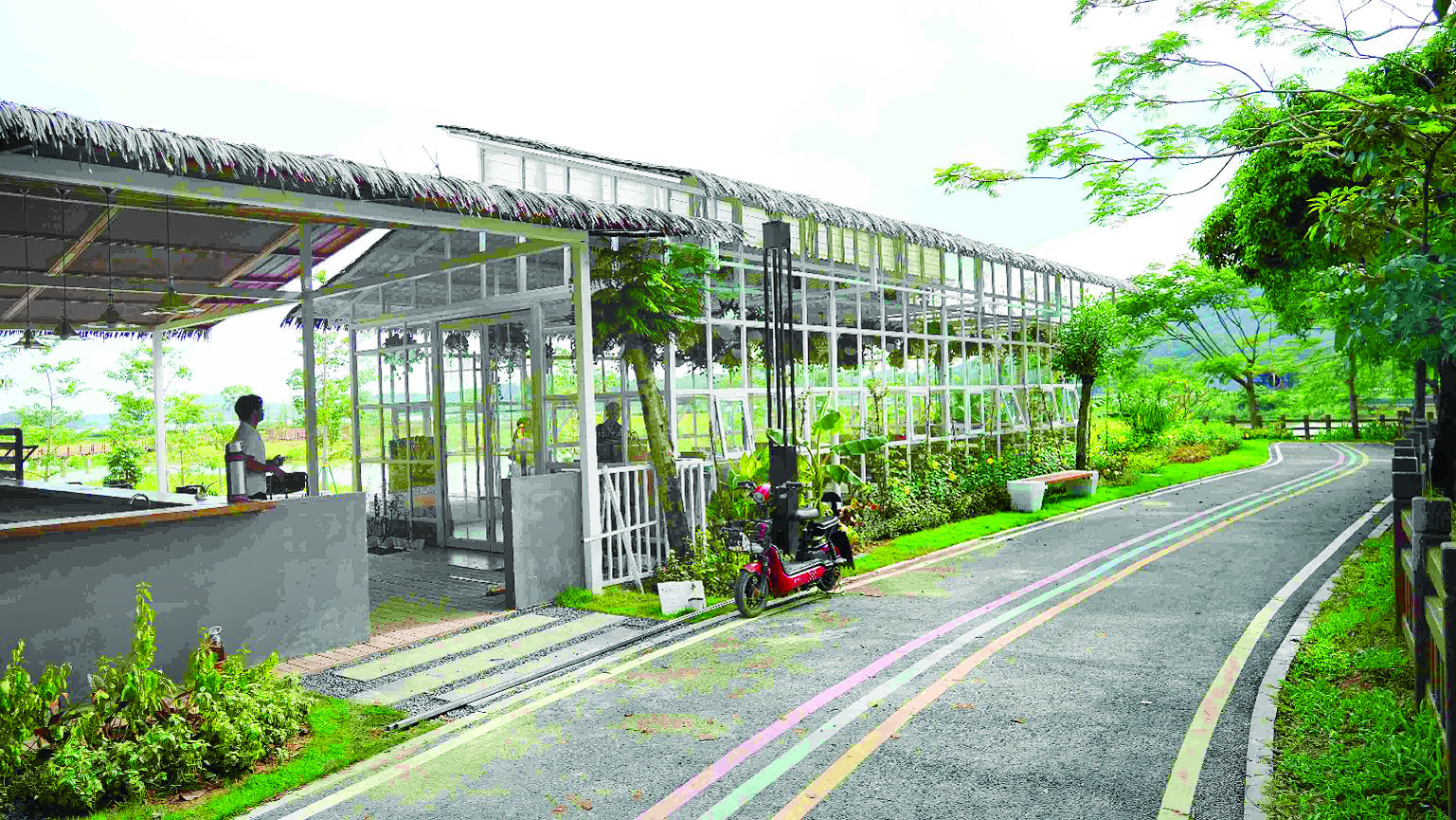     横河户外运动小镇的配套餐吧。本组图片 惠州日报记者汤渝杭 摄