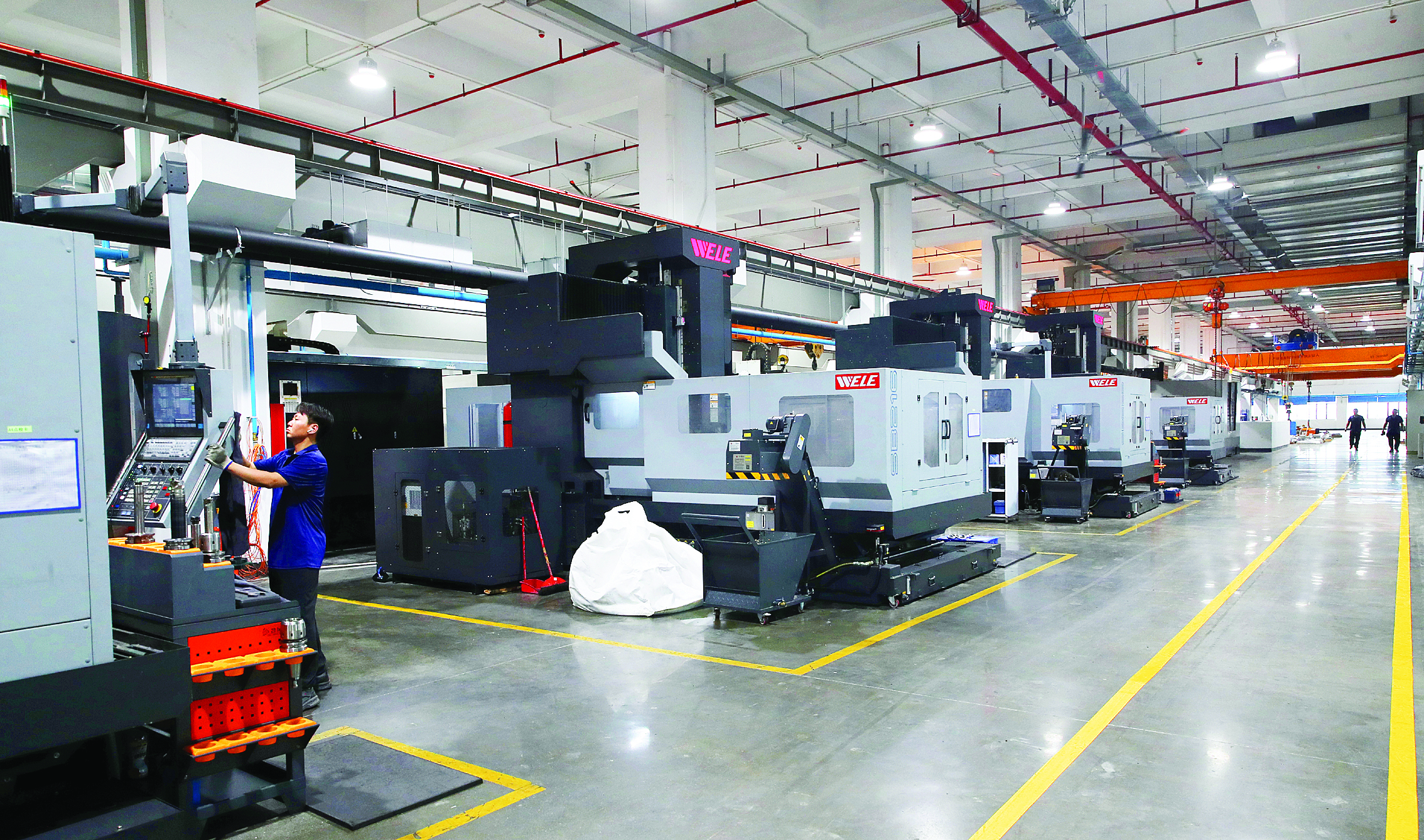     惠州市天倬科技有限公司生产车间。惠州日报记者钟畅新 摄