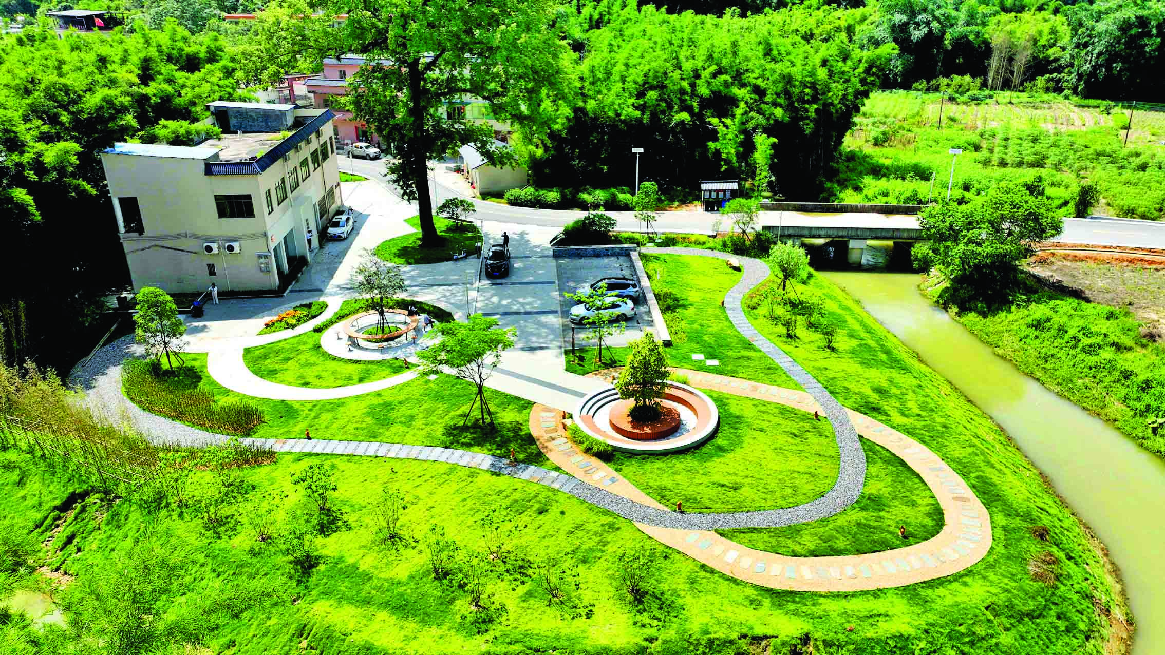     位于龙门县龙华镇西溪村的西溪驿站环境优美。惠州日报记者李松权 实习生张倩 摄