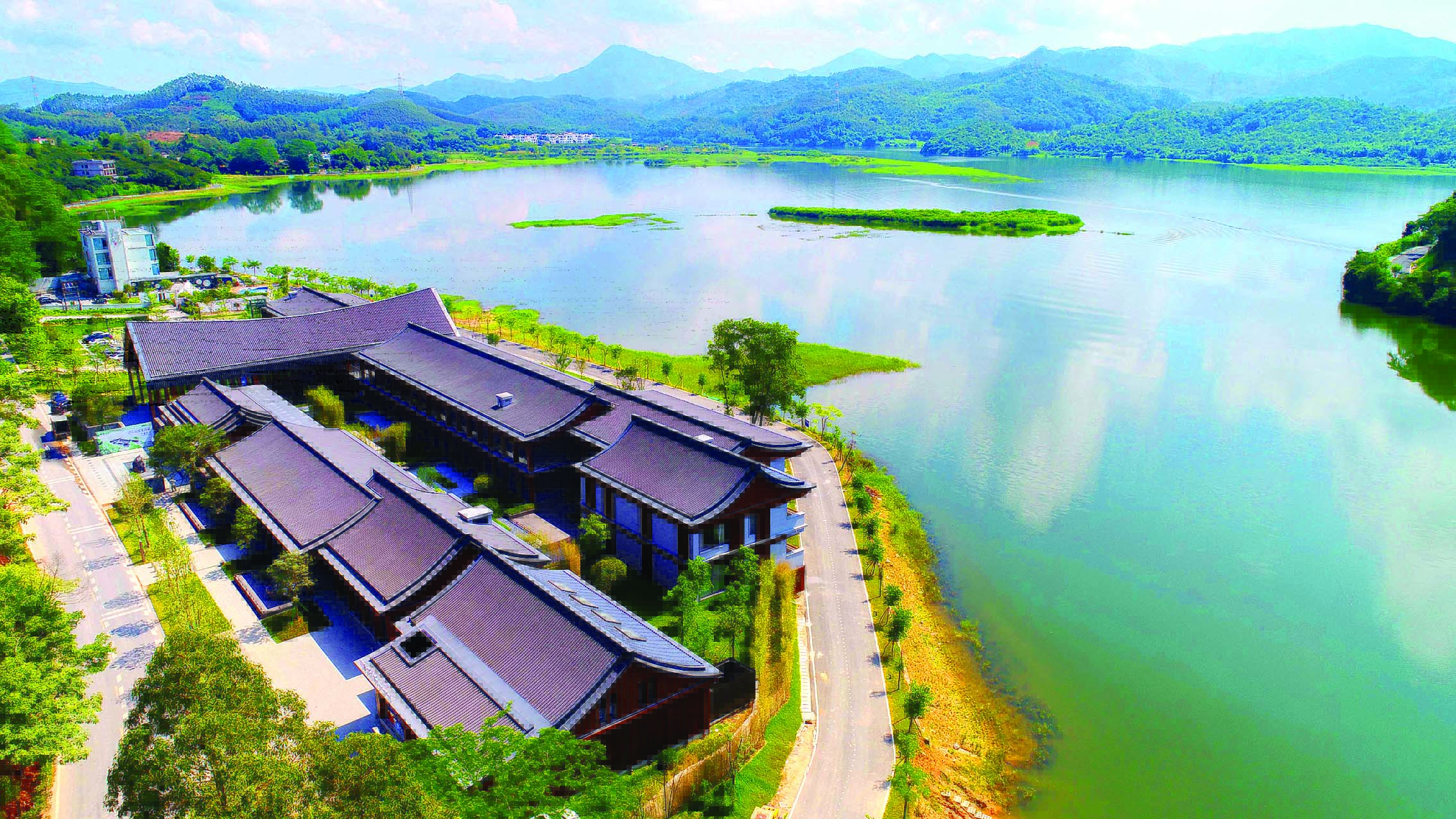     218最美公路显岗驿站。惠州日报记者杨建业 摄