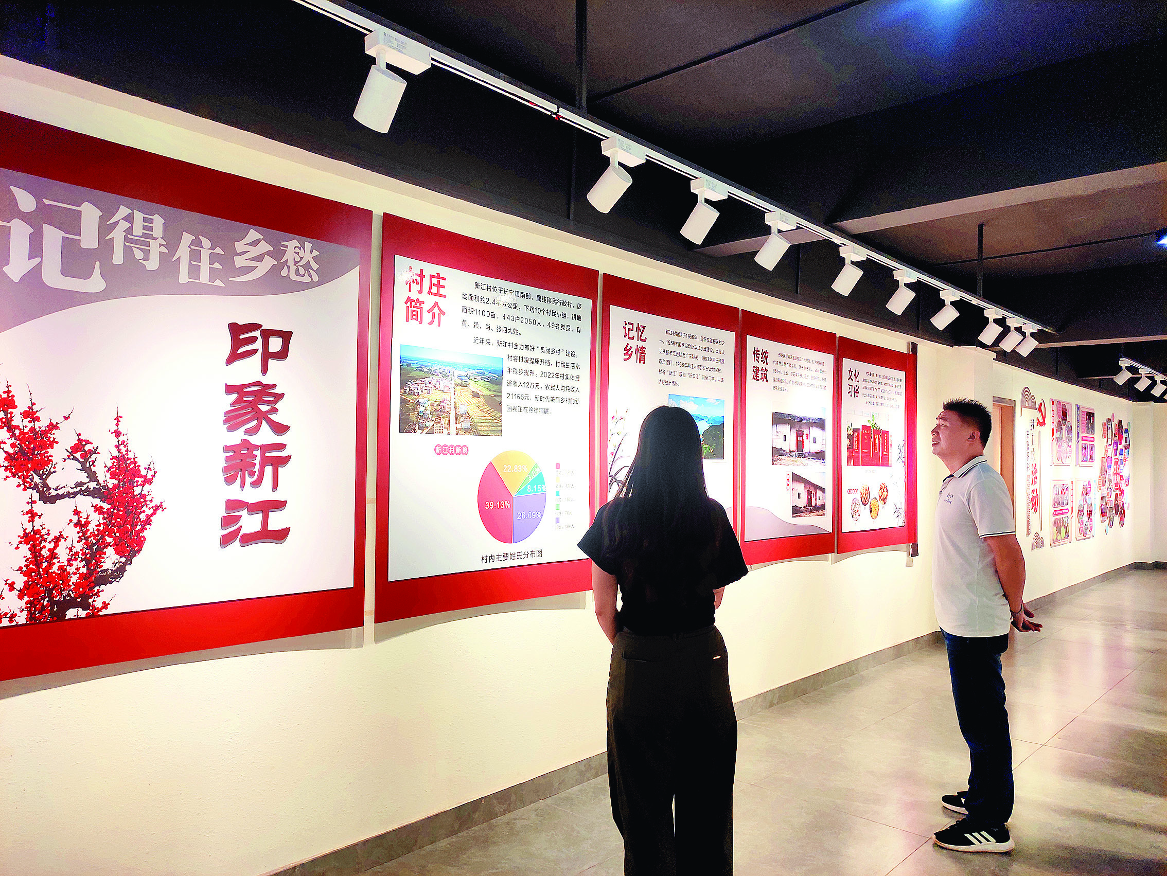     新江村新时代文明实践示范点。本组图片 惠州日报记者侯县军 摄