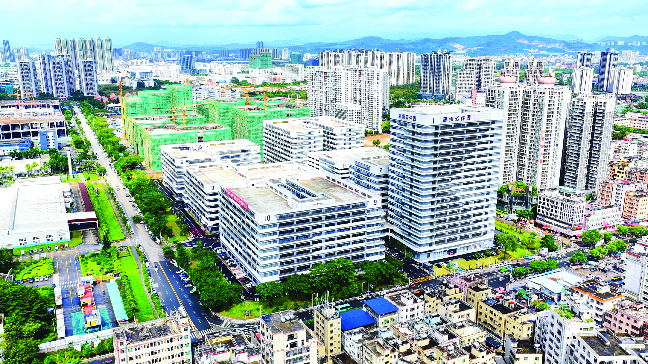    科创·惠州软件园周边配套齐全。惠州日报记者陈宝杰 摄