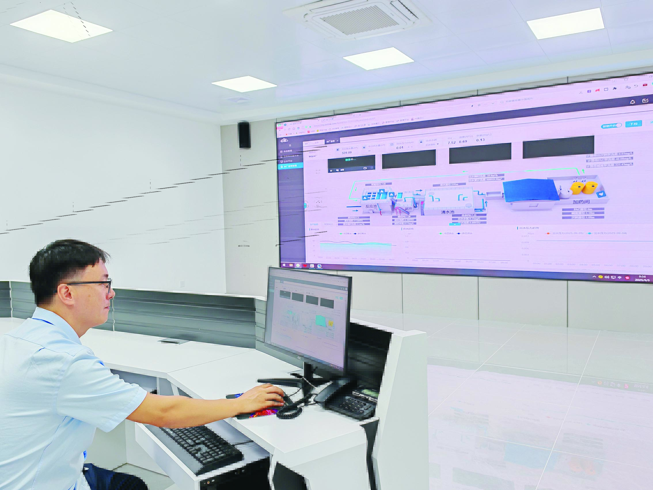     智能化管理筑牢供水安全生产生命线。