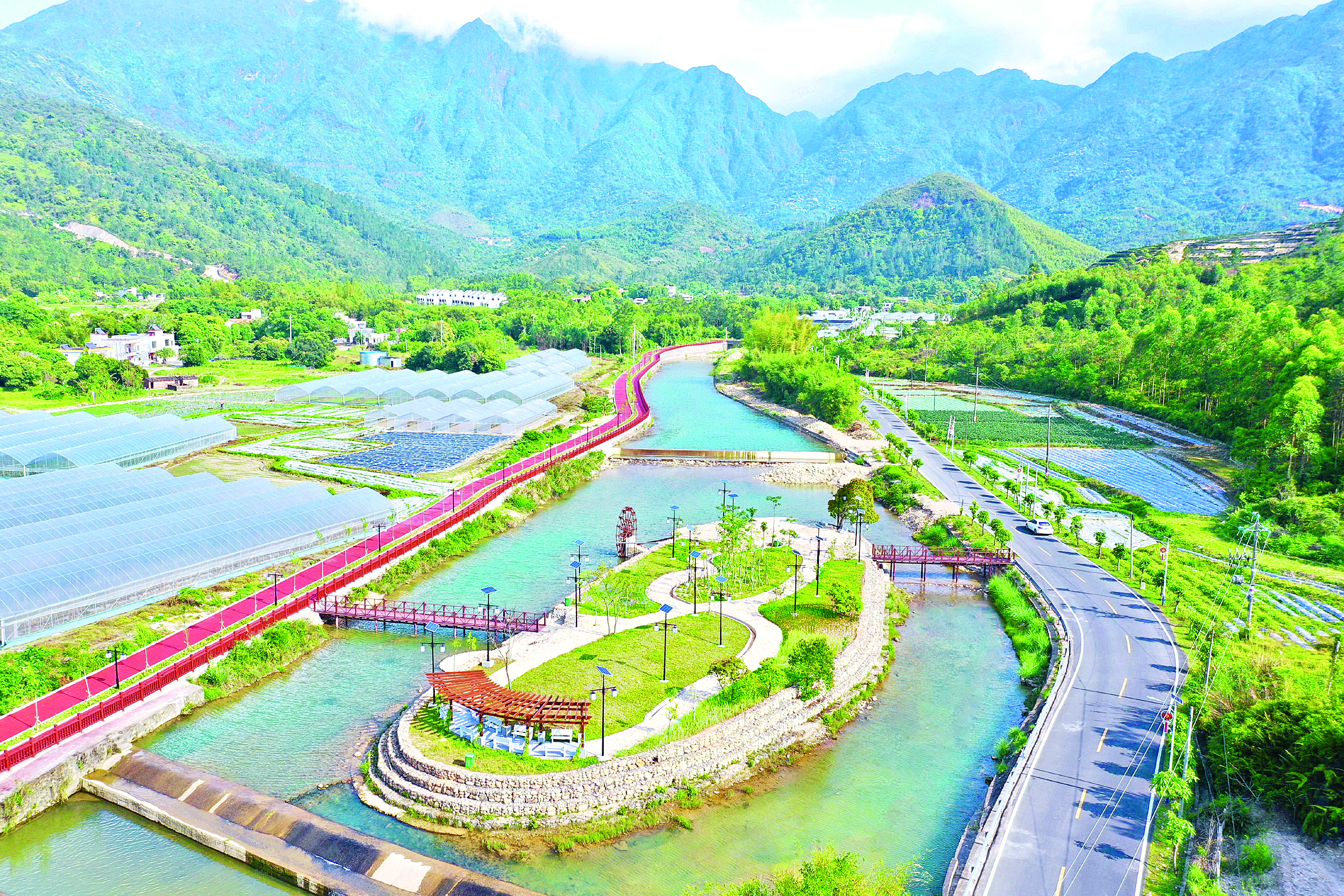     白盆珠镇白马村全面升级后成网红打卡点。惠州日报记者蔡伟健 特约通讯员叶衍达 摄