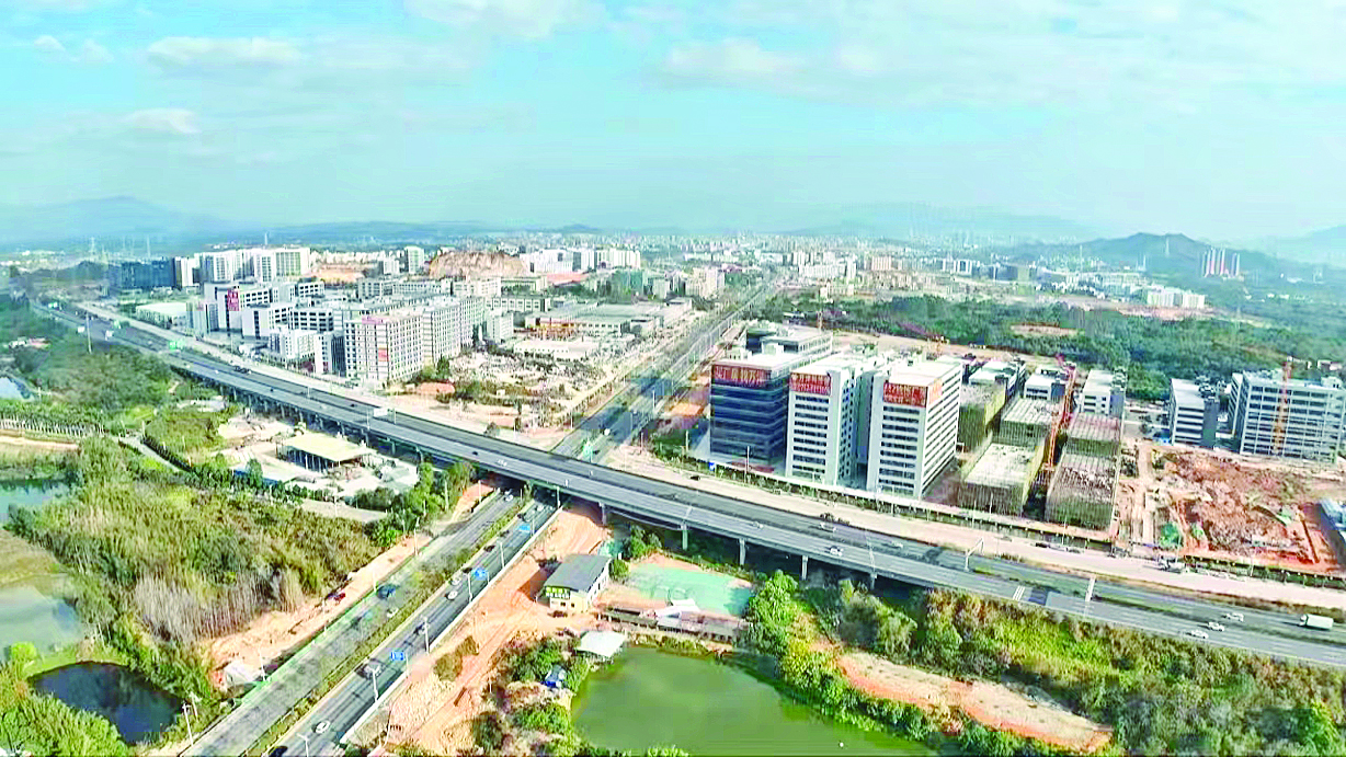     航拍惠州惠东产业园区。