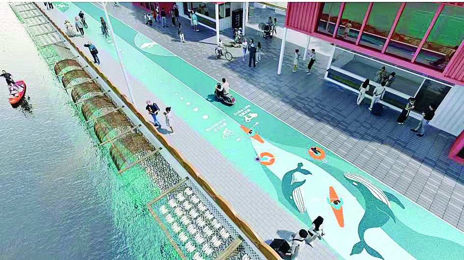     东升村步道效果图。         惠州日报记者曾静妍 通讯员徐剑锋 翻拍