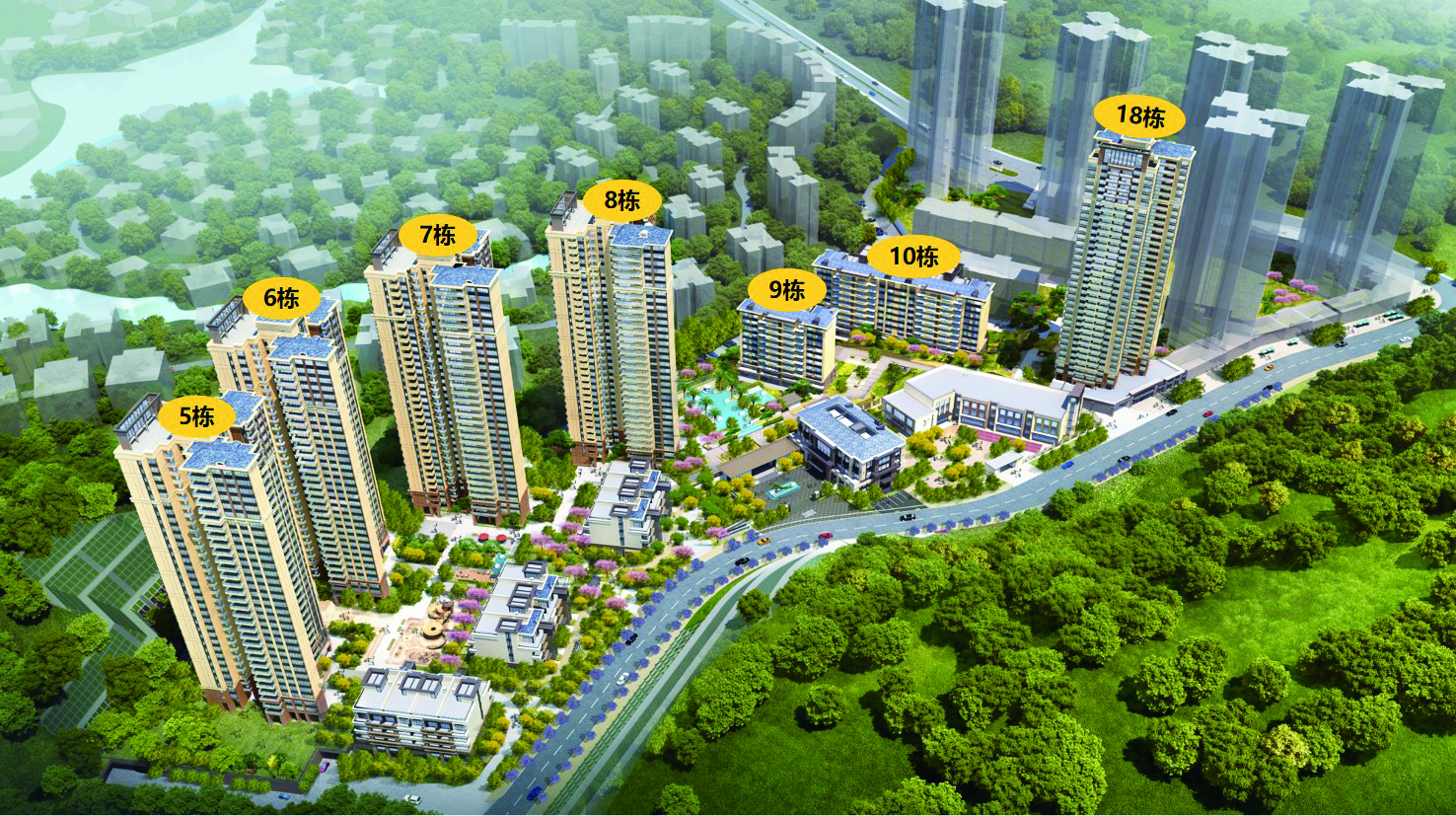     深业万林华府。