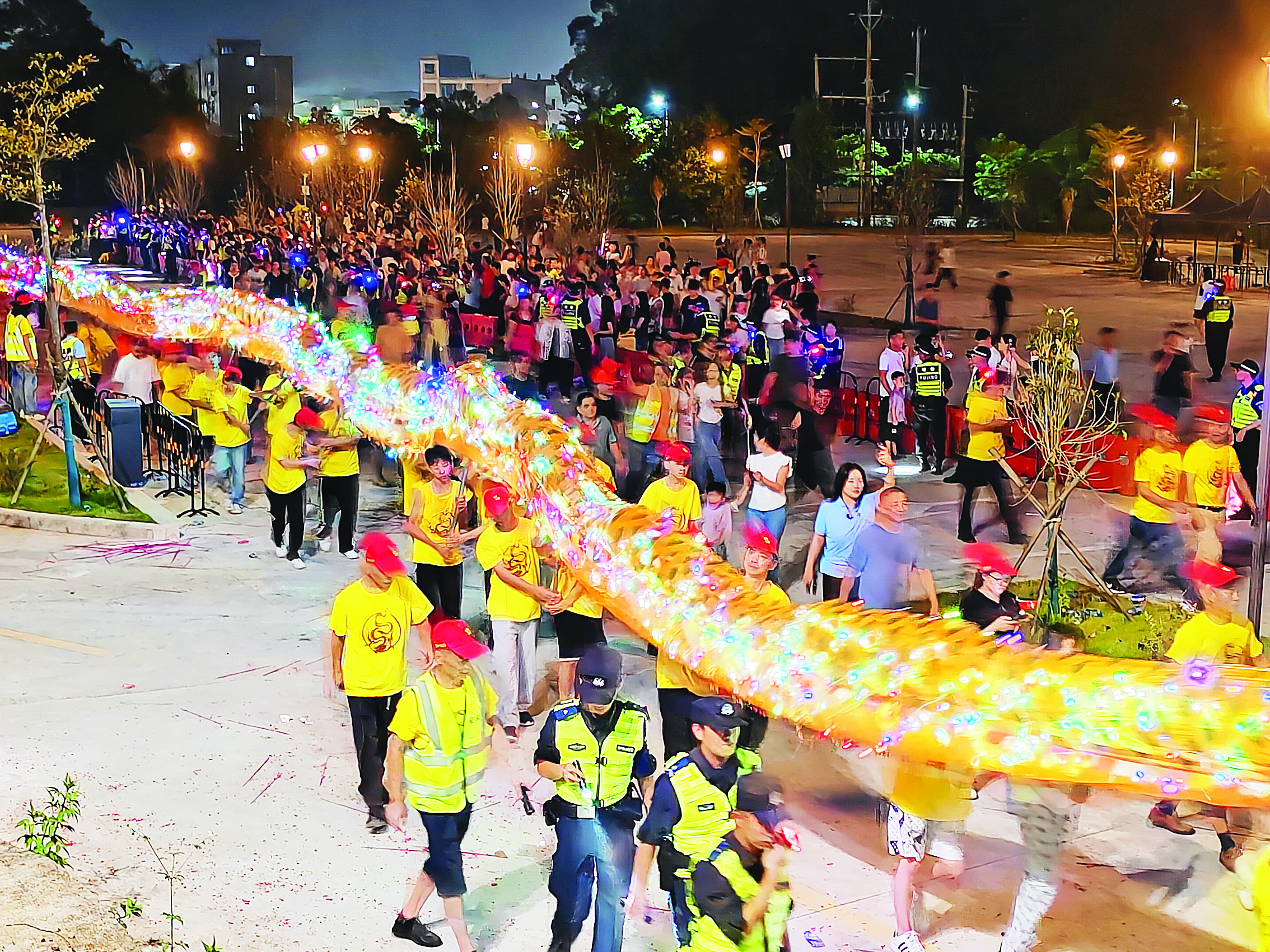     高潭舞龙。高潭镇政府供图