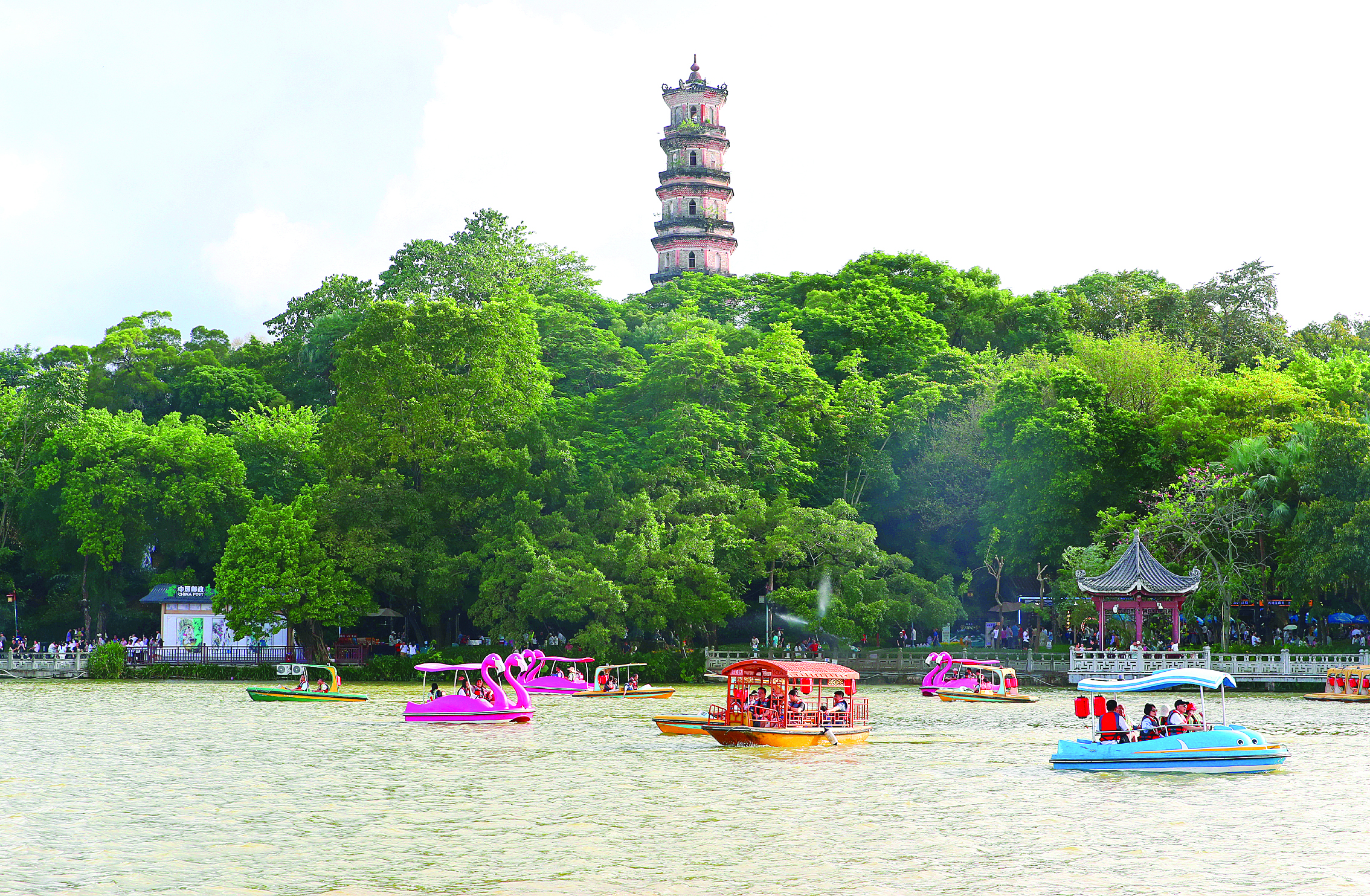     惠州西湖风景区风光旖旎。惠州日报记者钟畅新 摄