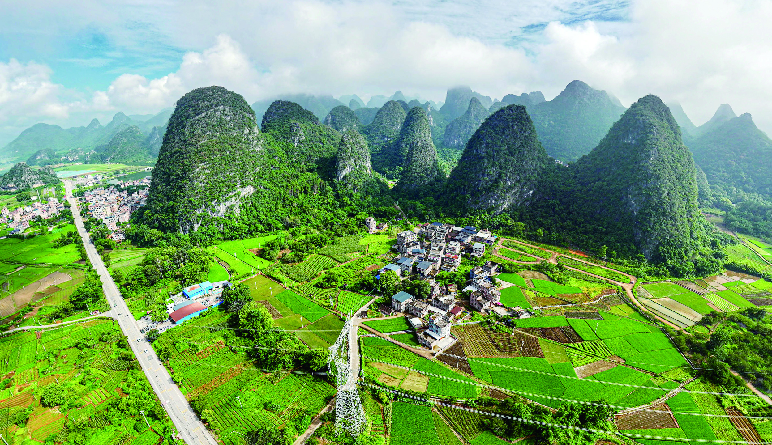     钟山百里水墨画廊。