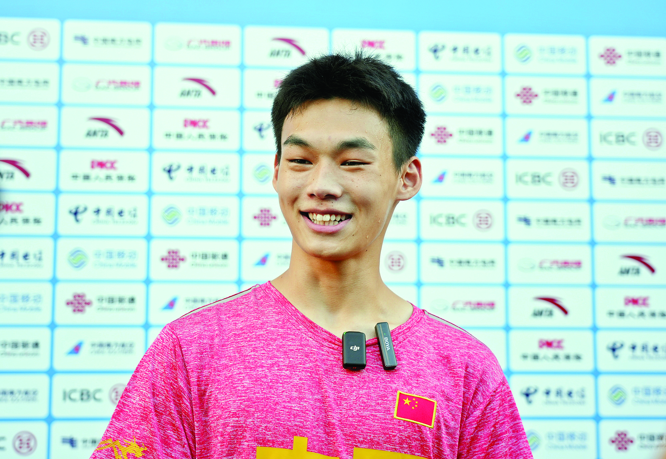     李佳瑞在预赛阶段以3.793秒打破自己保持的世界纪录。    惠州日报记者朱金赞 摄