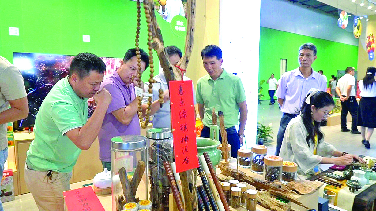     惠东组织绿棋楠沉香宣传活动，吸引众多企业参加。