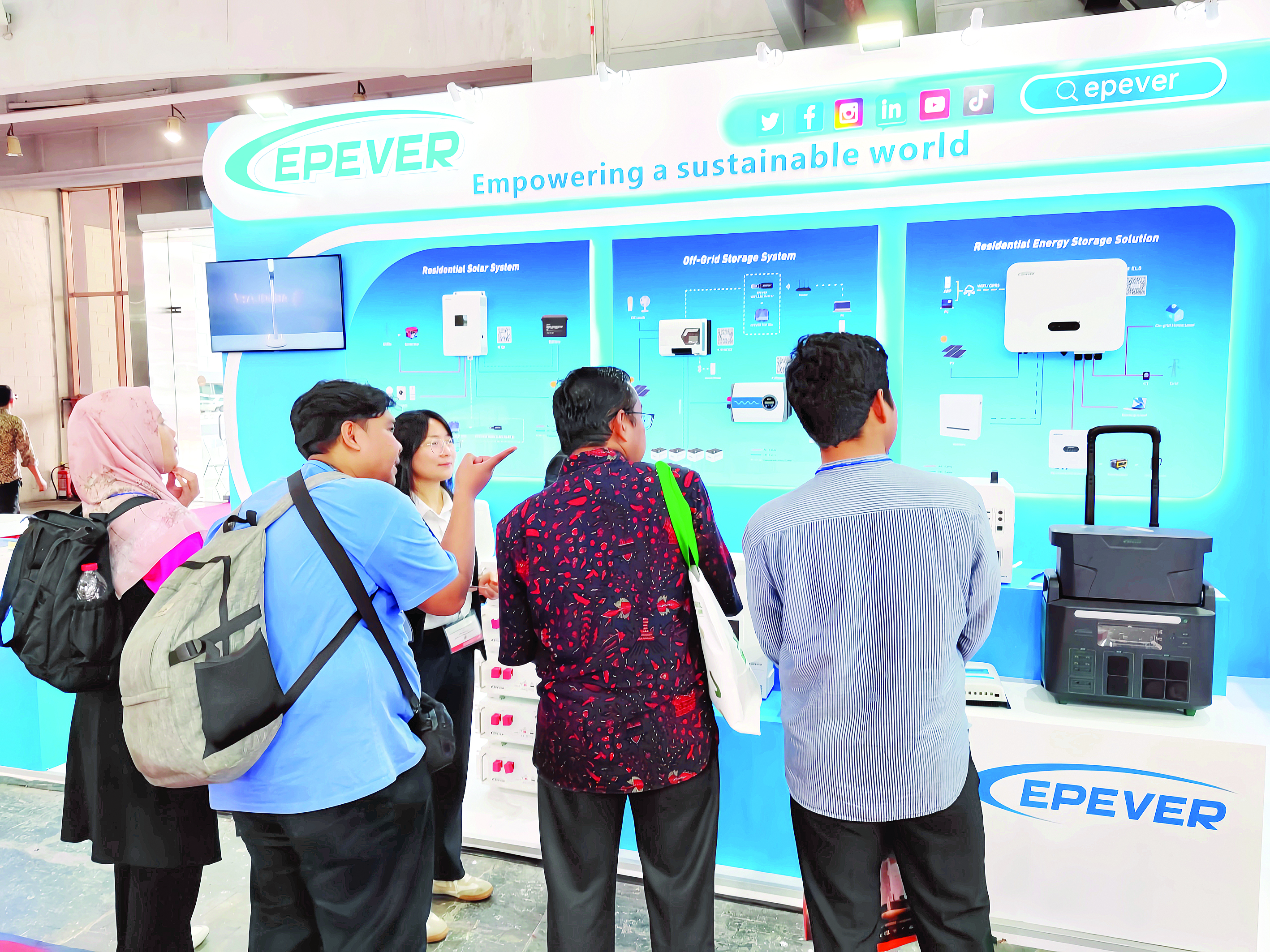     惠州汇能精电科技有限公司参加第138届广交会。