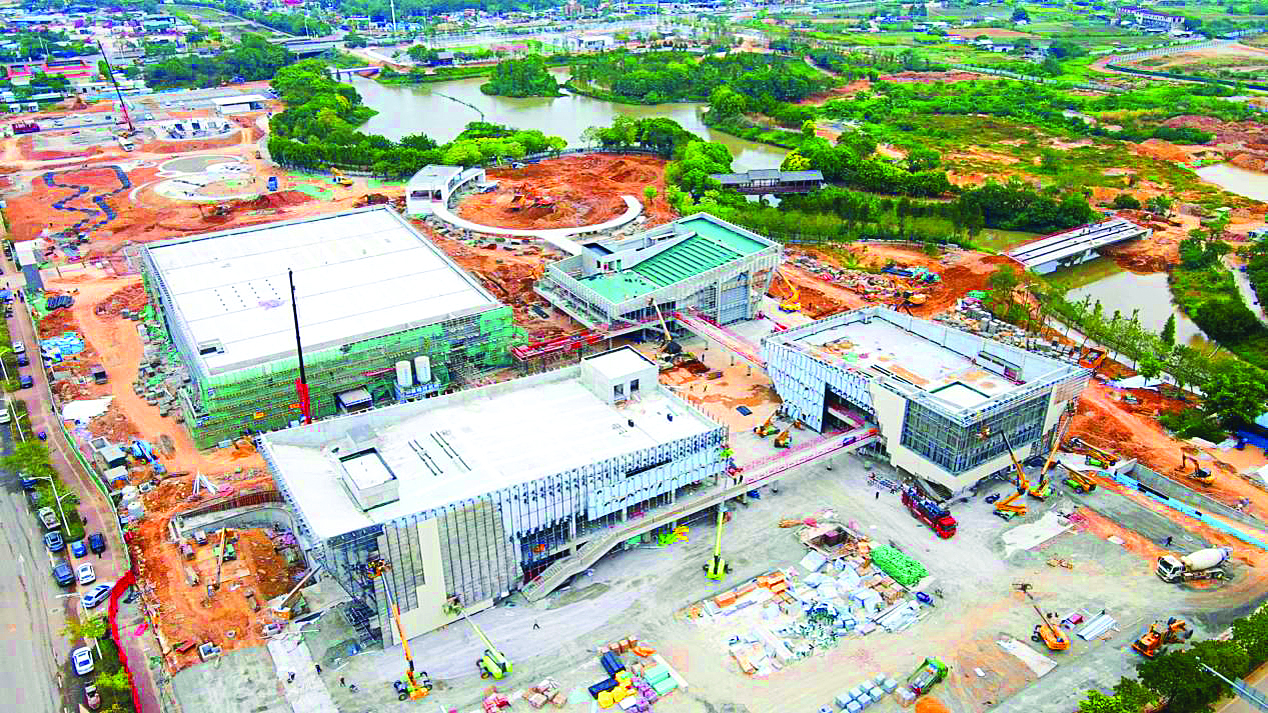     惠州市儿童公园一期正加紧施工。