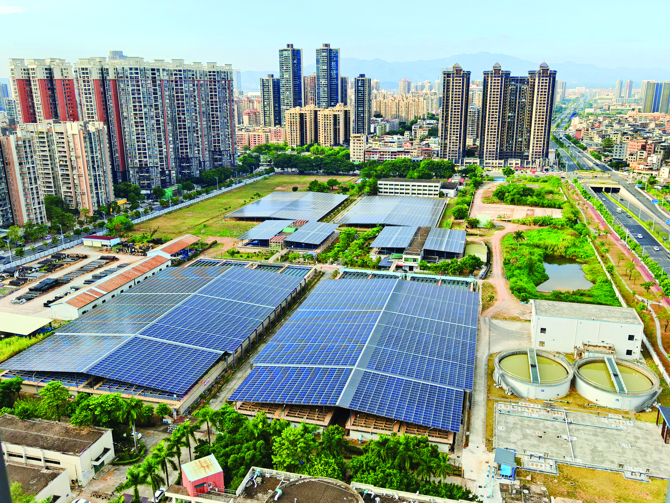     江北水厂分布式光伏项目。