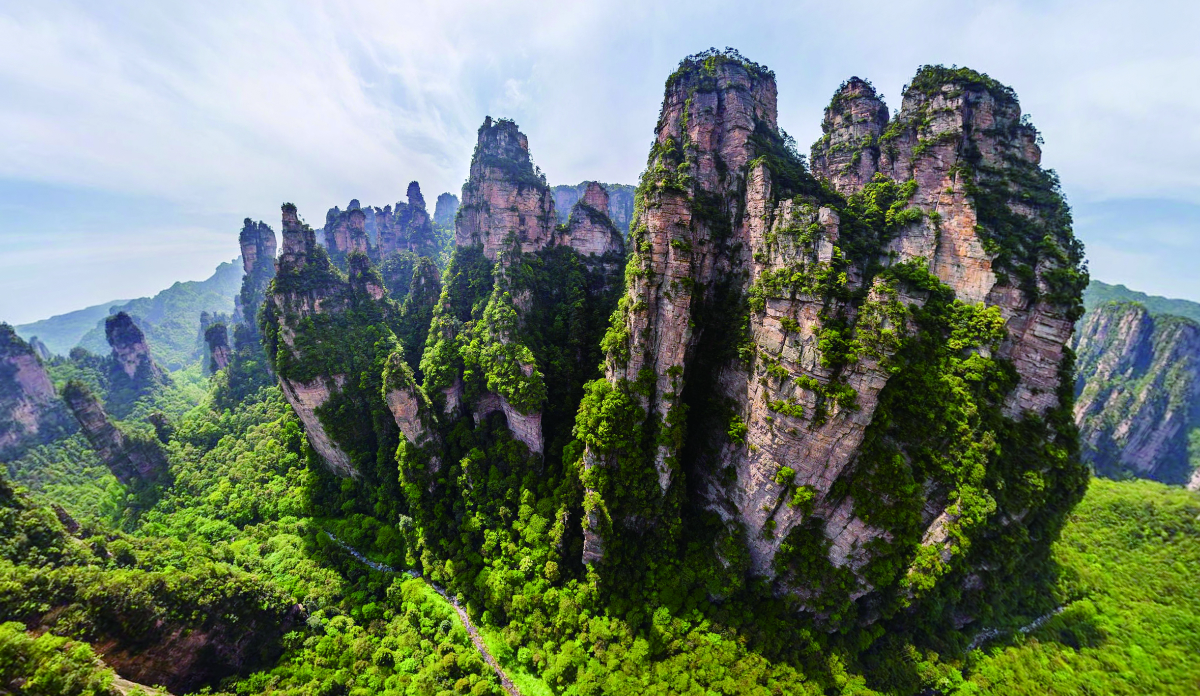     张家界国家森林公园。