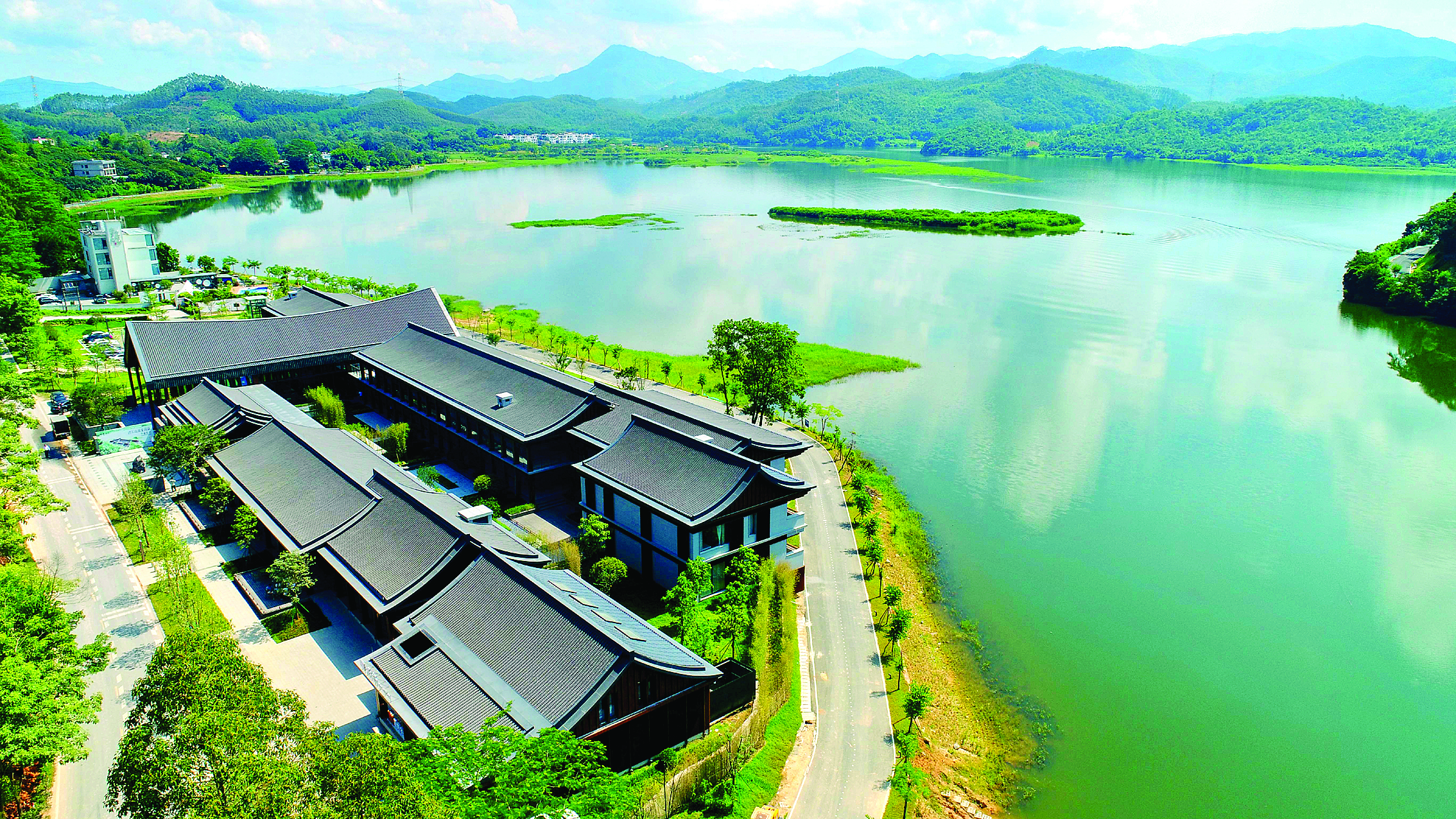     显岗水库驿站·过云山居民宿。惠州日报记者杨建业 摄