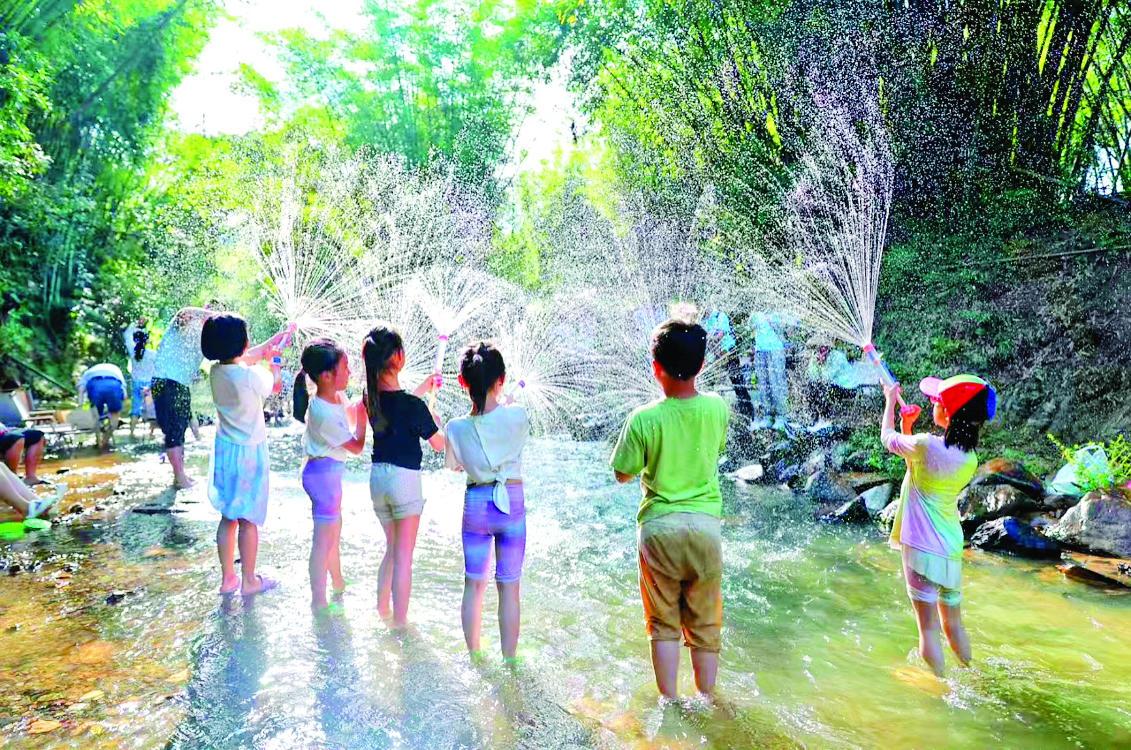     悠然山居民宿的亲子活动，让游人沉浸式体验乡村生活、诗意田园。