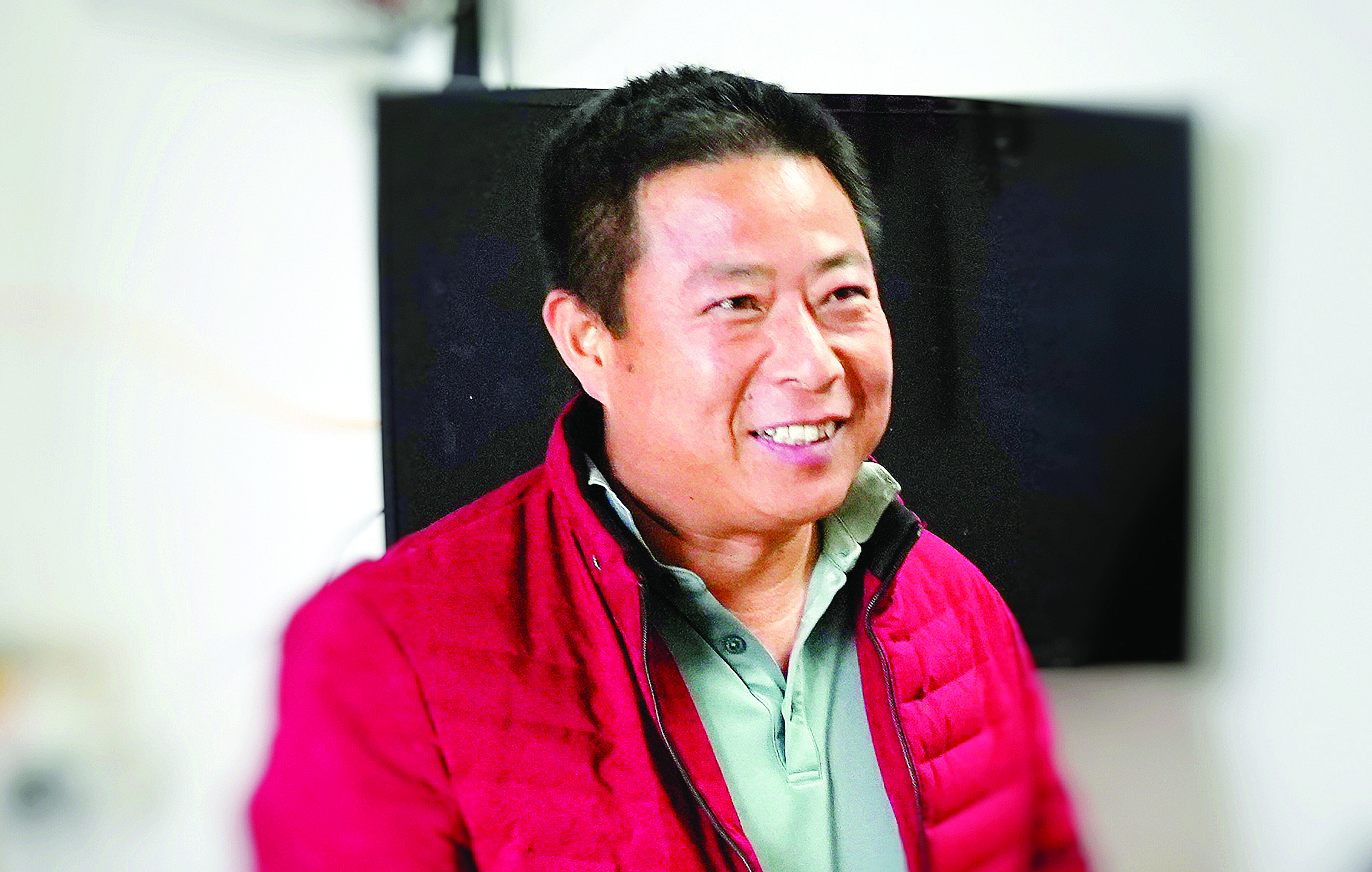     “轮胎哥”易炳锋。惠州东江图片社供图