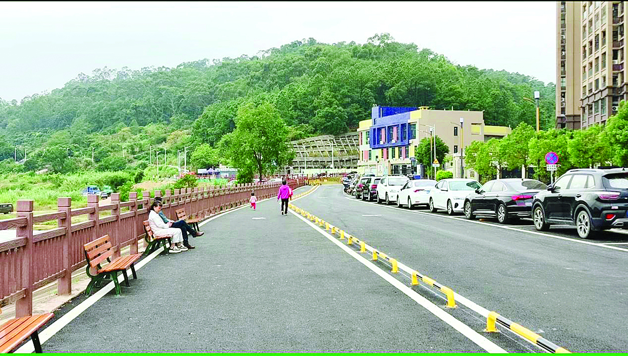     沥林横岗水库环湖碧道一隅。         惠州日报记者刘乙端 通讯员翟宝仪 陈静 摄