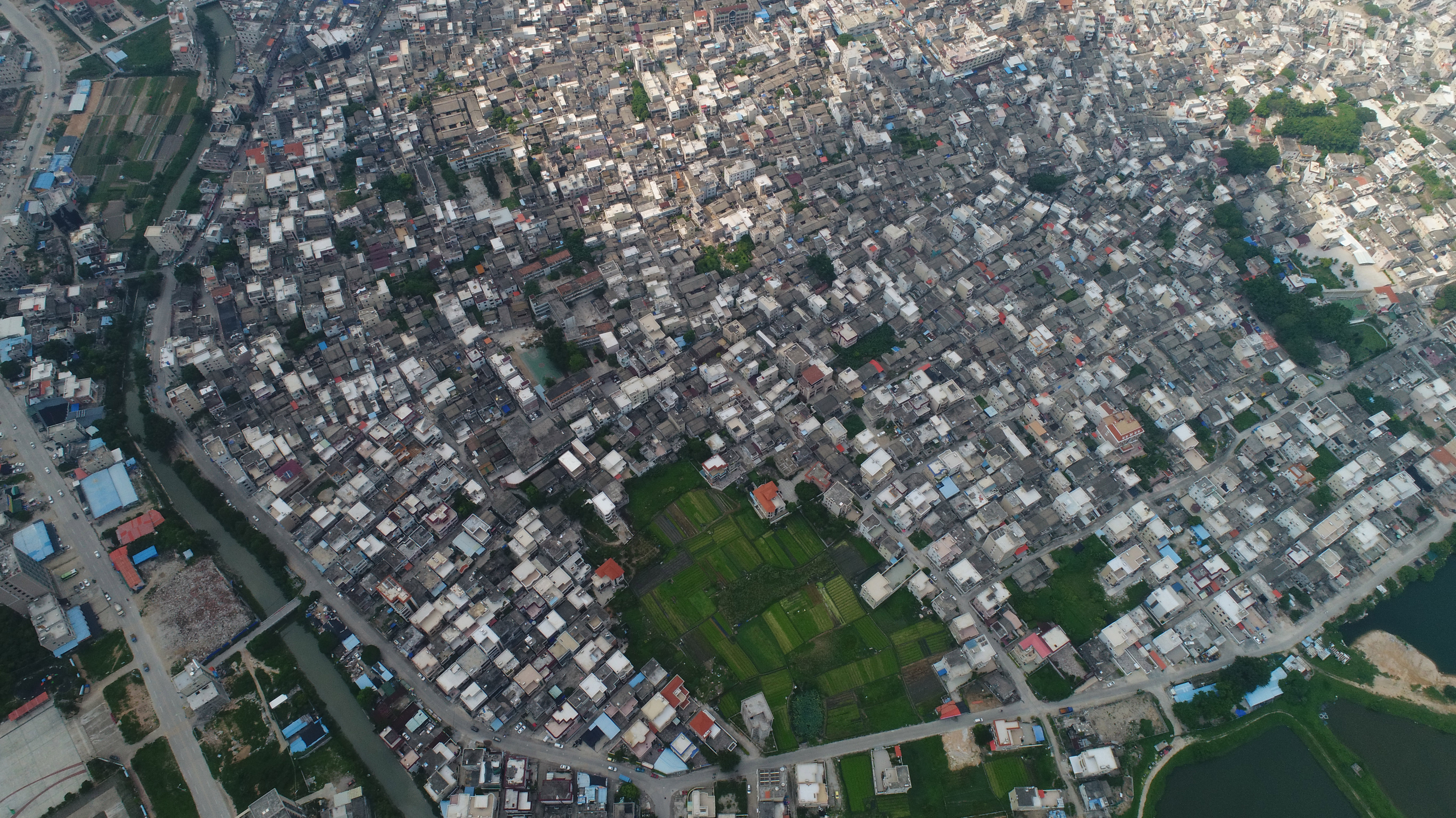 <p>    平海古城航拍。 汪洁 摄</p>