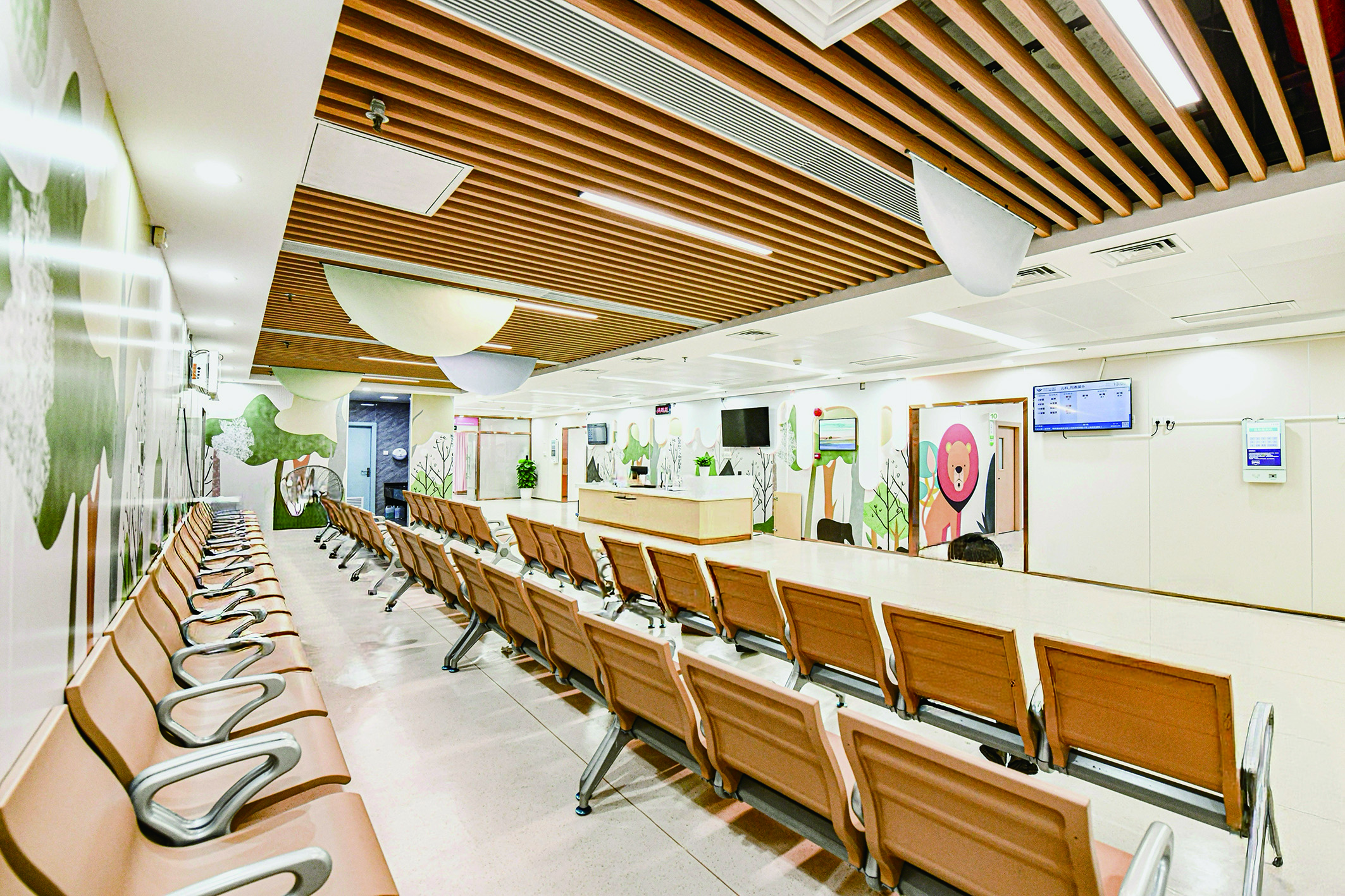     市第一人民医院儿科儿童友好型门诊。