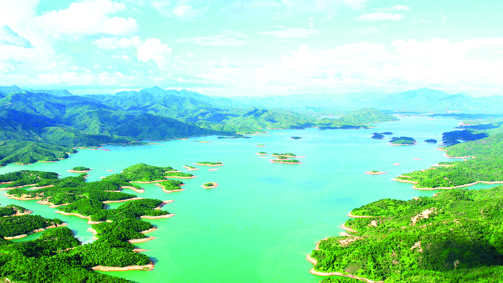     白盆珠水库风光旖旎。惠州东江图片社供图