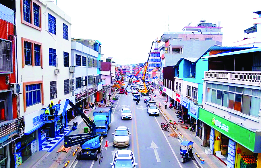    龙门县永汉圩镇旧貌。惠州东江图片社供图