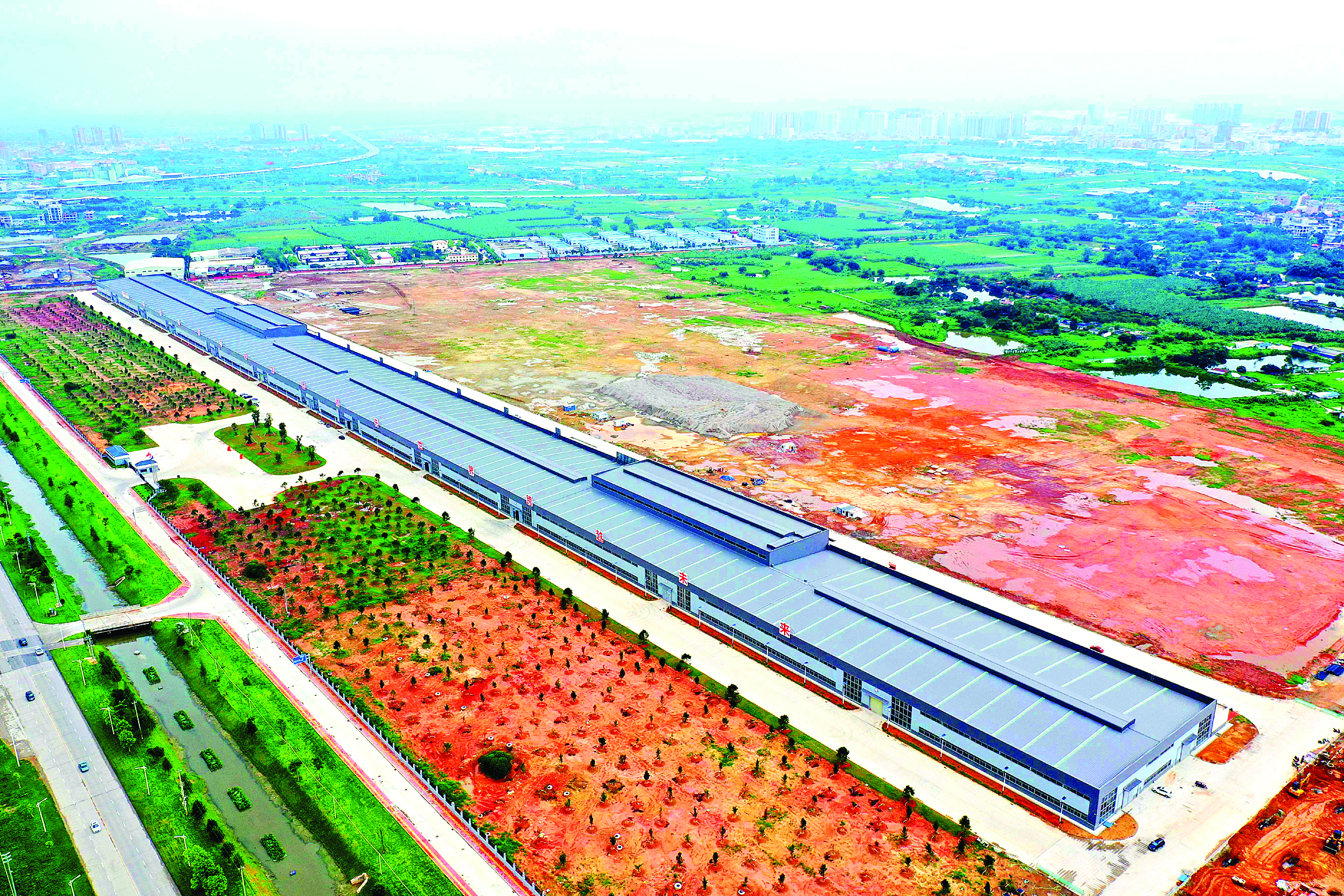     博罗智能装备产业园建设初期。惠州日报记者李燕文 摄