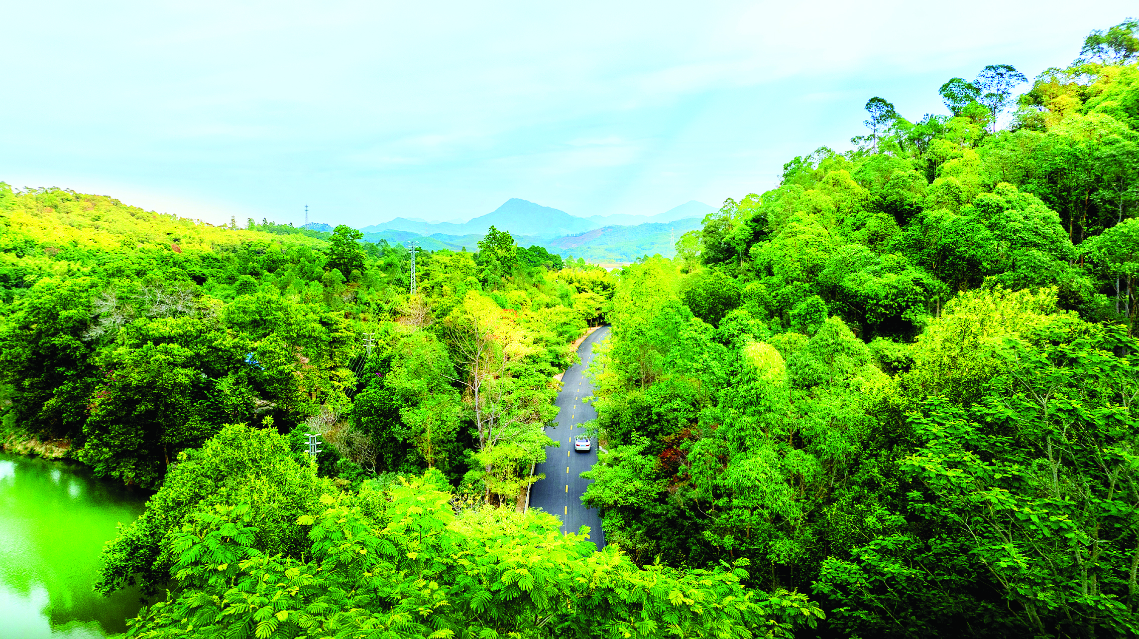     218最美旅游公路改造后。惠州日报记者朱丽婷 摄