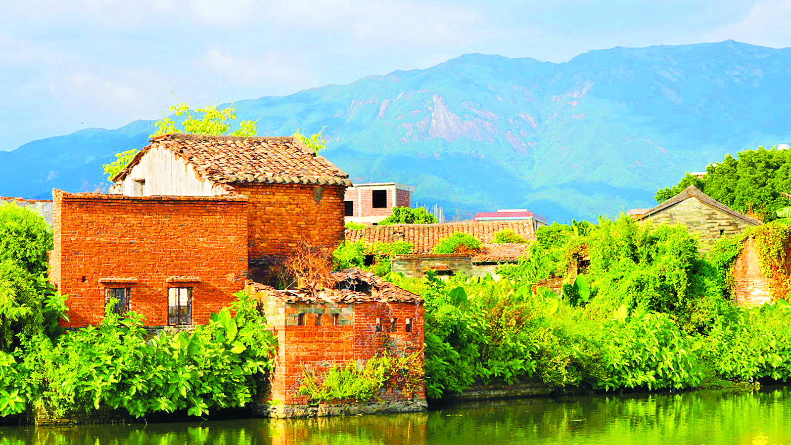     博罗县长宁镇山下村山夏茶楼改造前。