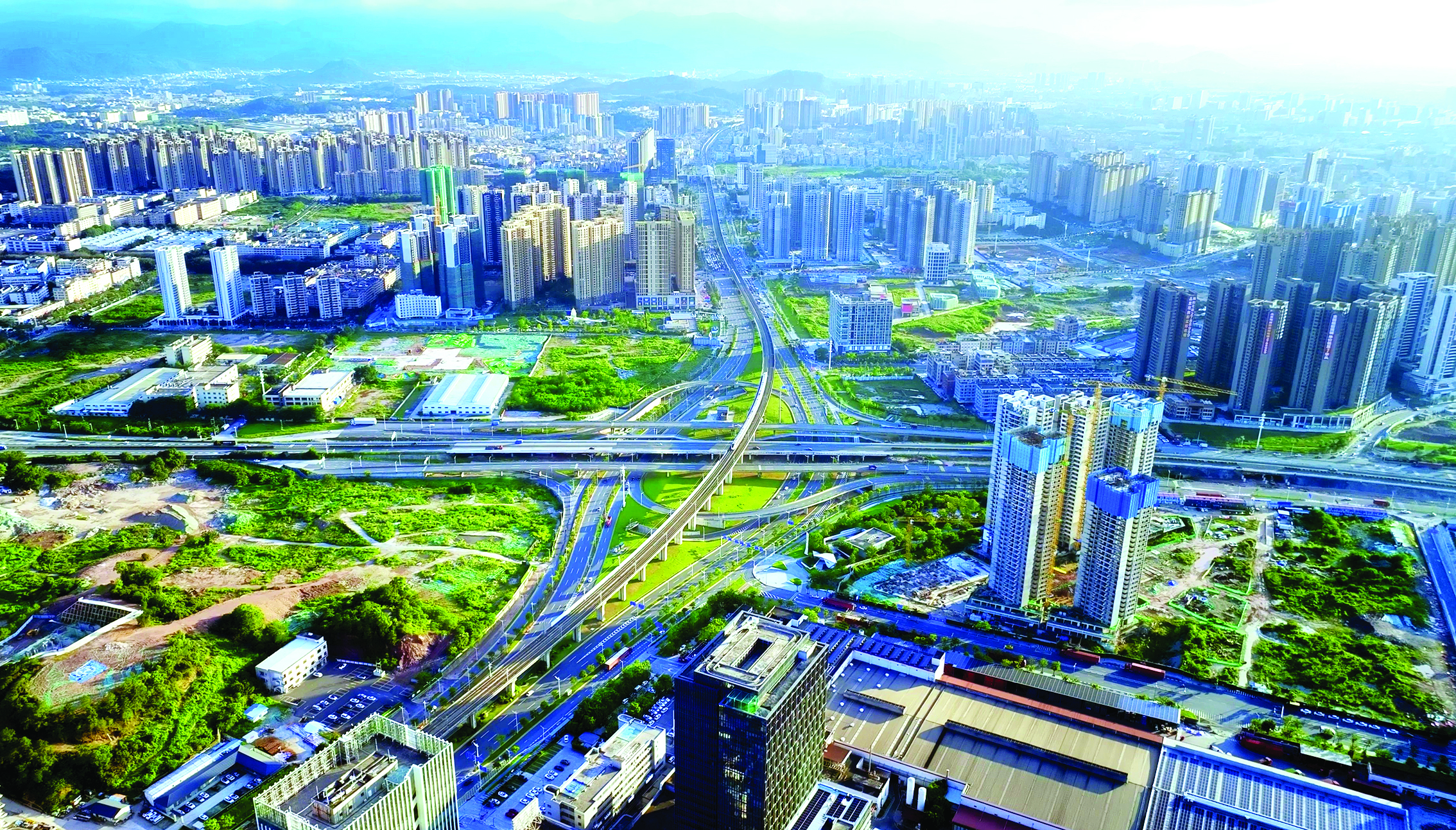     陈江街道城市面貌焕然一新。