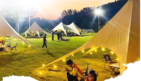     龙溪街道结窝村白石下营地。