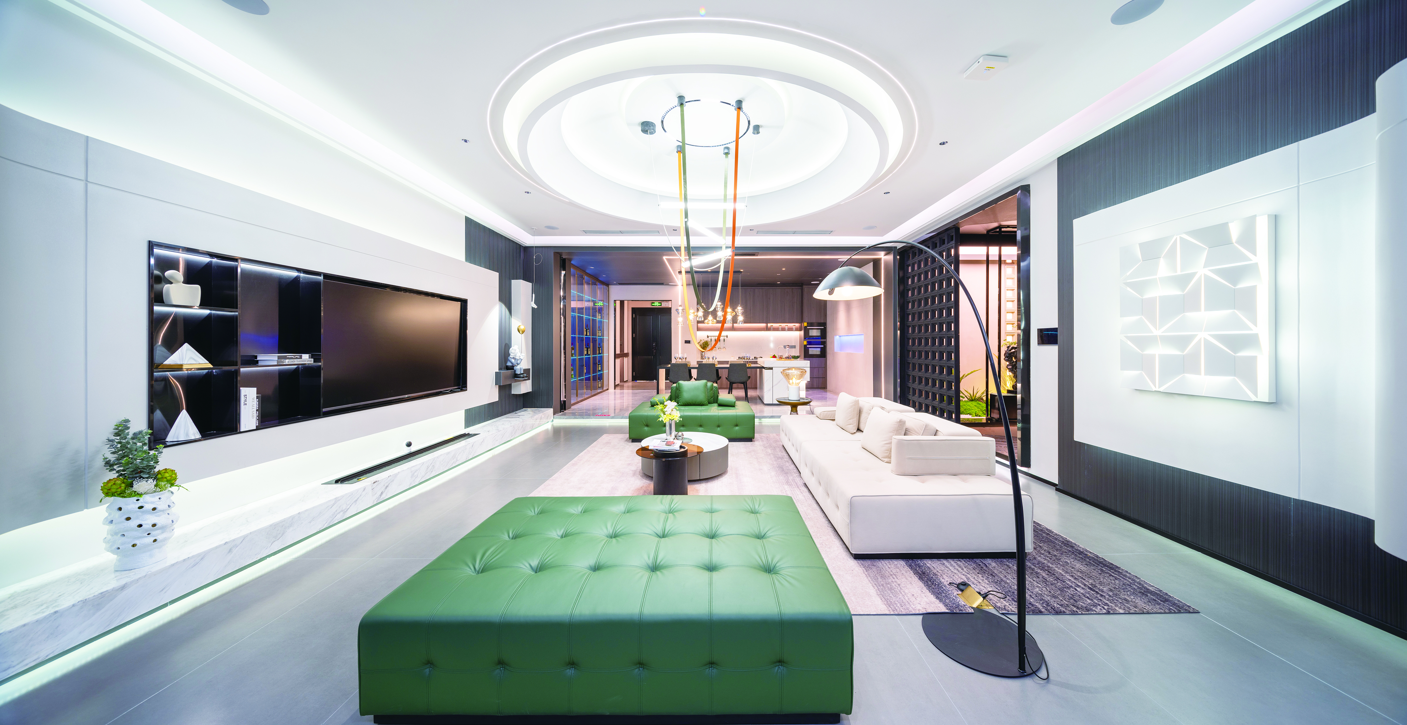     雷士照明全屋光环境展厅。