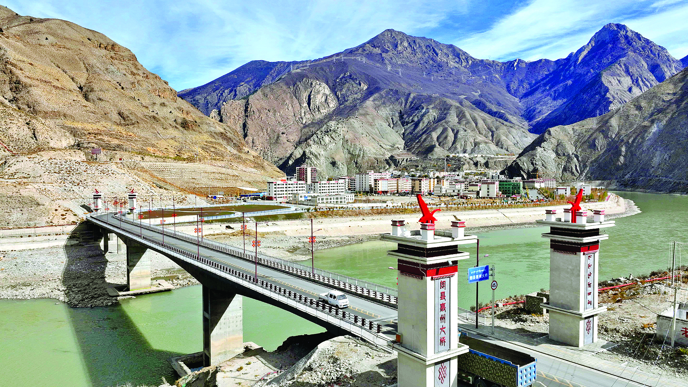     朗县惠州大桥于2023年3月动工建设，2024年9月建成通车。