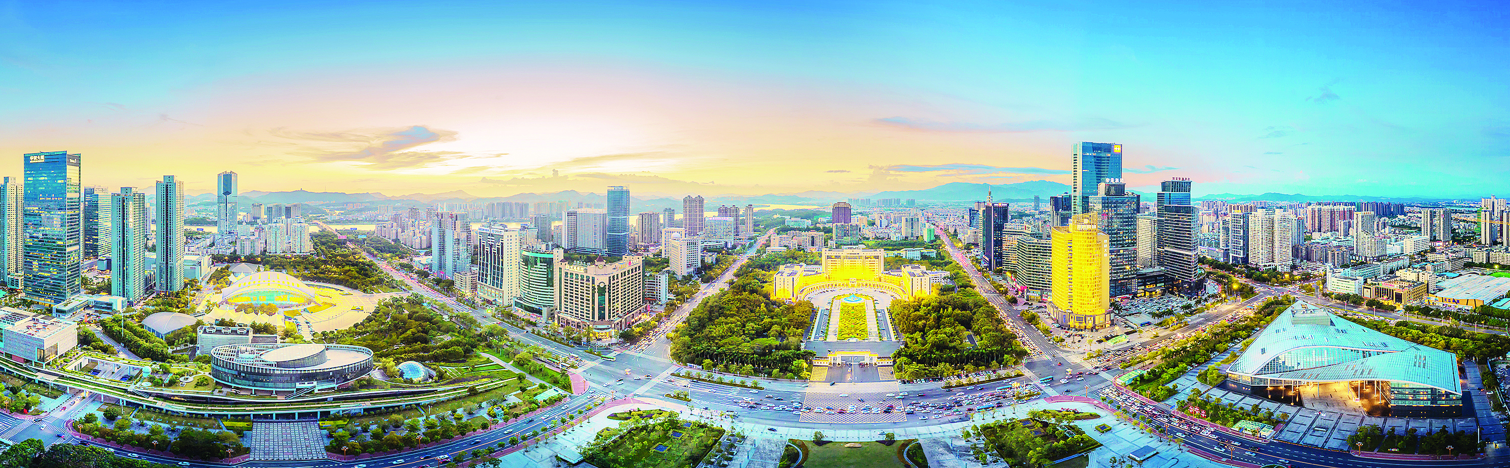     惠城区城市面貌日新月异。惠州东江图片社供图