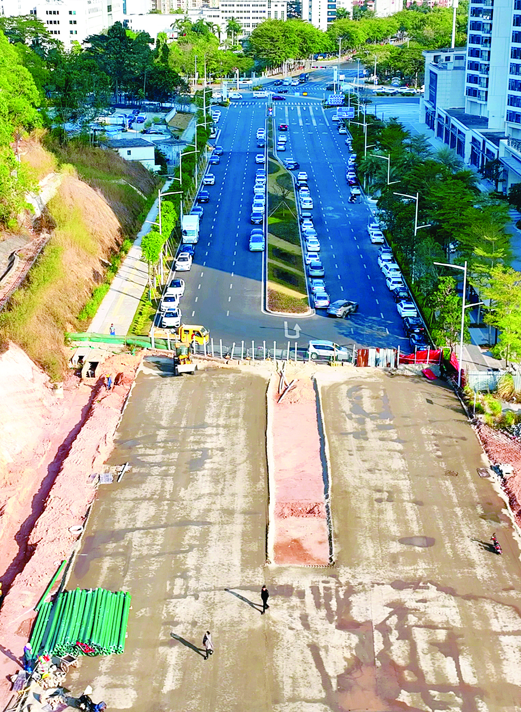     中兴南路（中兴三路至中兴中路）。    惠州日报记者曾静妍 摄