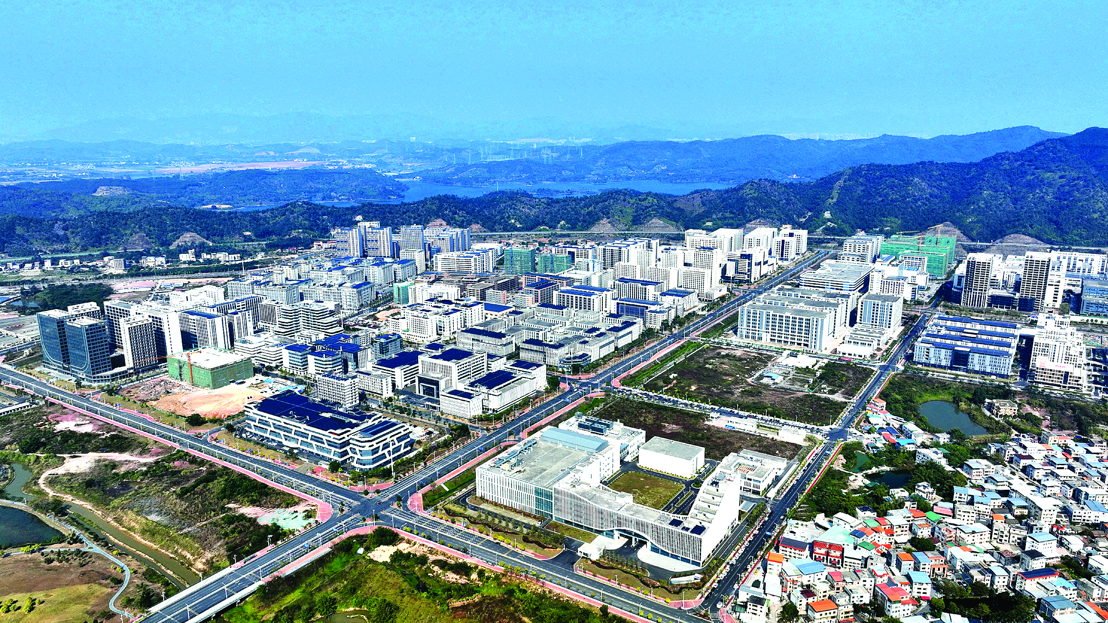     中韩（惠州）产业园起步区。 惠州日报记者张艺明 摄