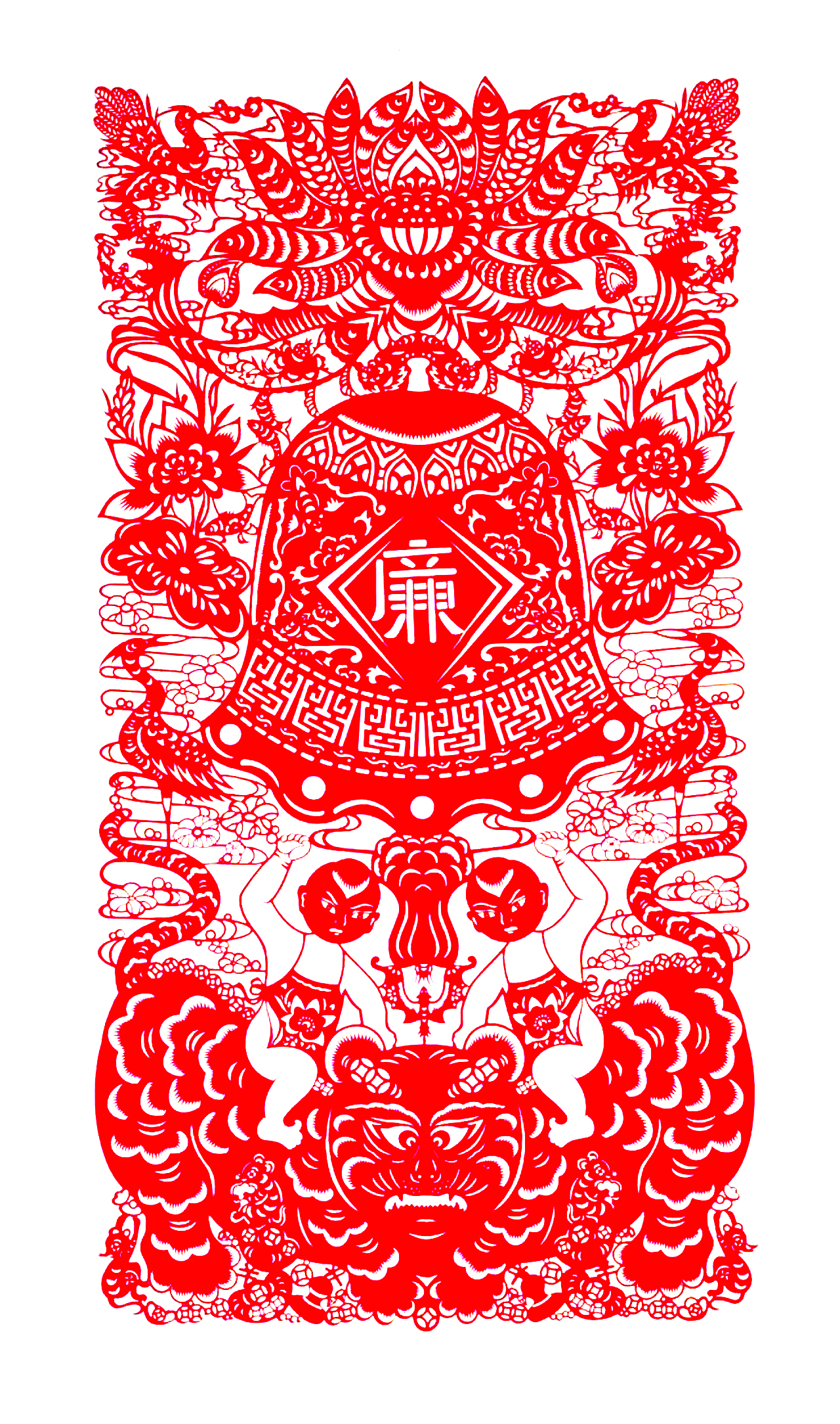     工艺类一等奖作品《赤子之心》。