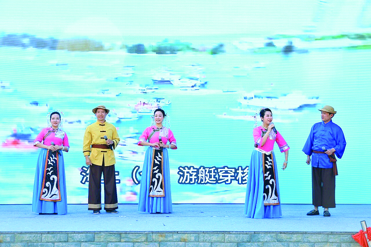    惠东渔歌表演。
