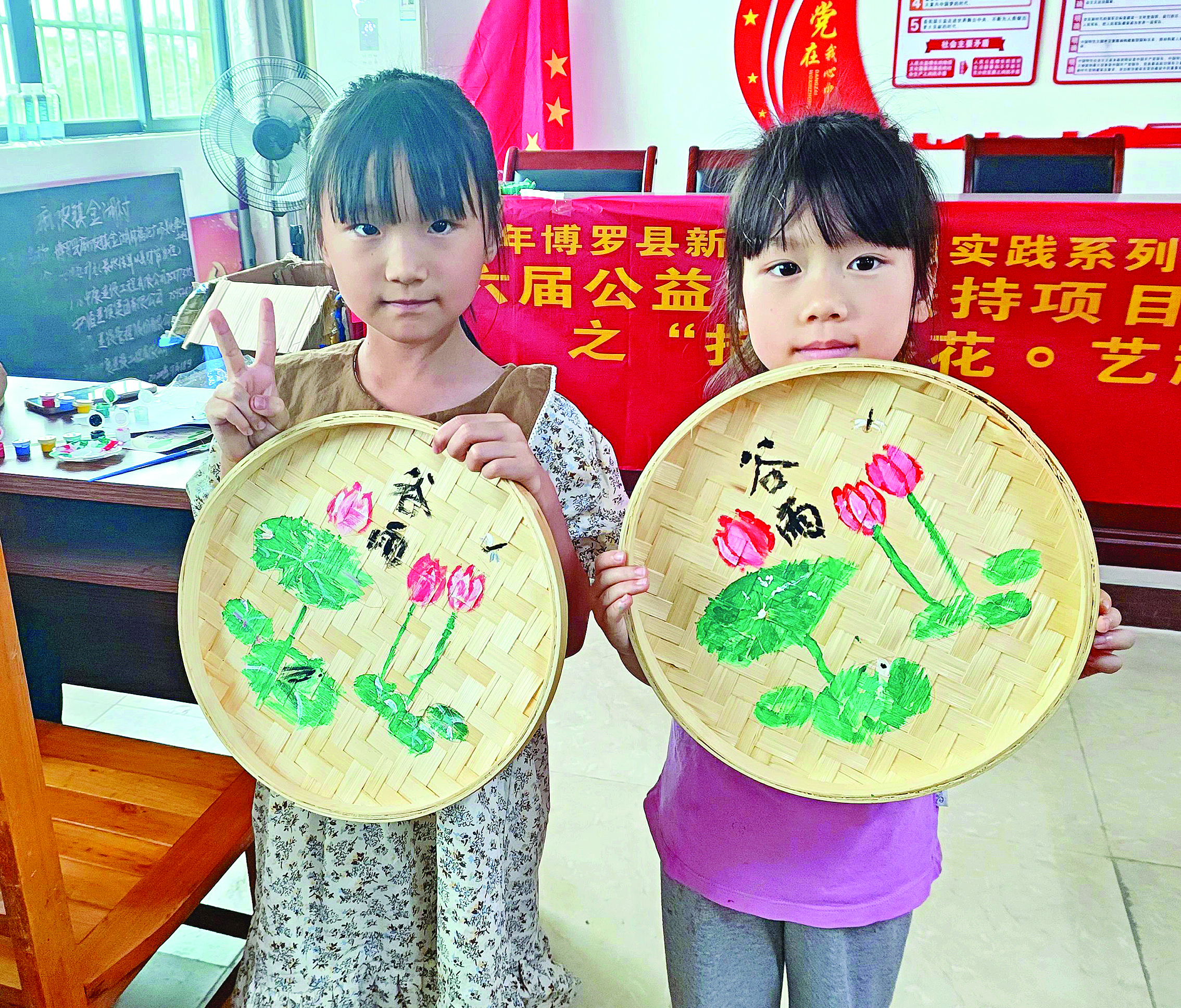     孩子们通过手作加深对节气的了解。