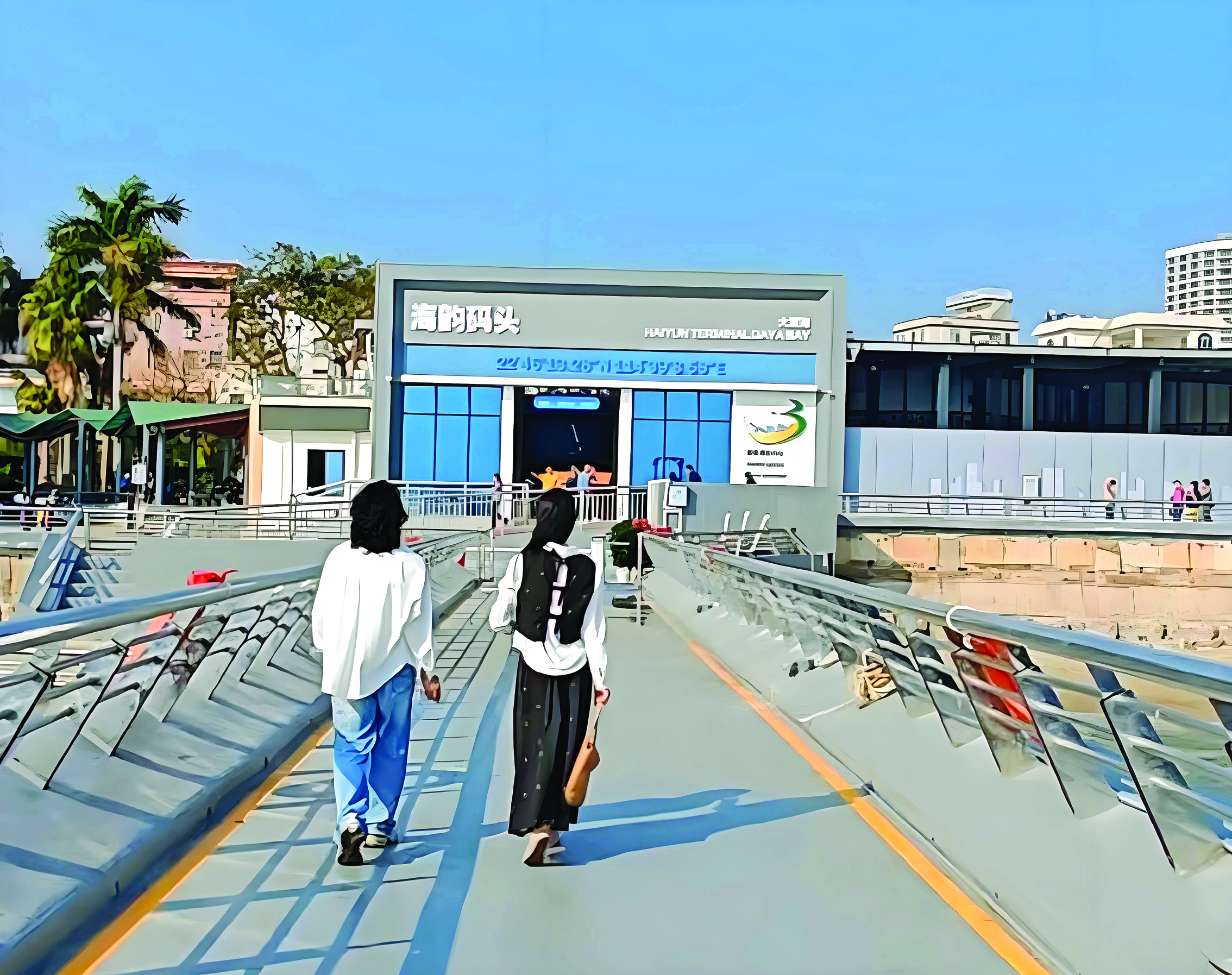     霞涌海韵码头。惠州日报记者匡湘鄂 摄