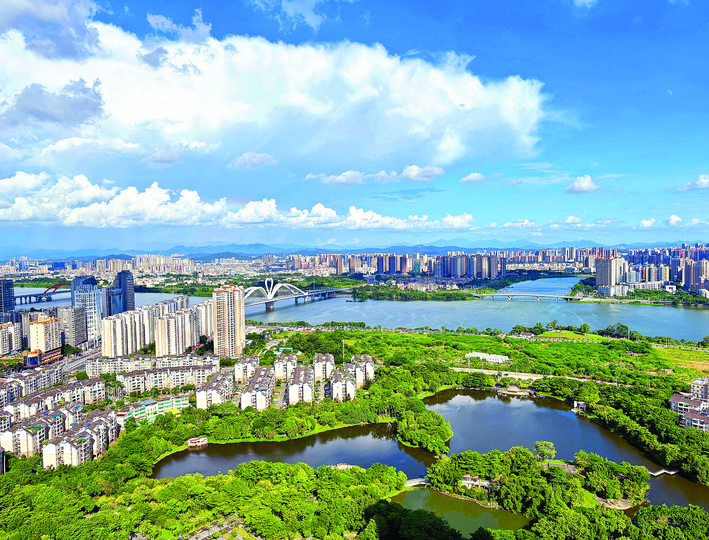     惠城区将加快建设富有活力的现代化一流中心区。惠州日报记者谢菁菁 摄